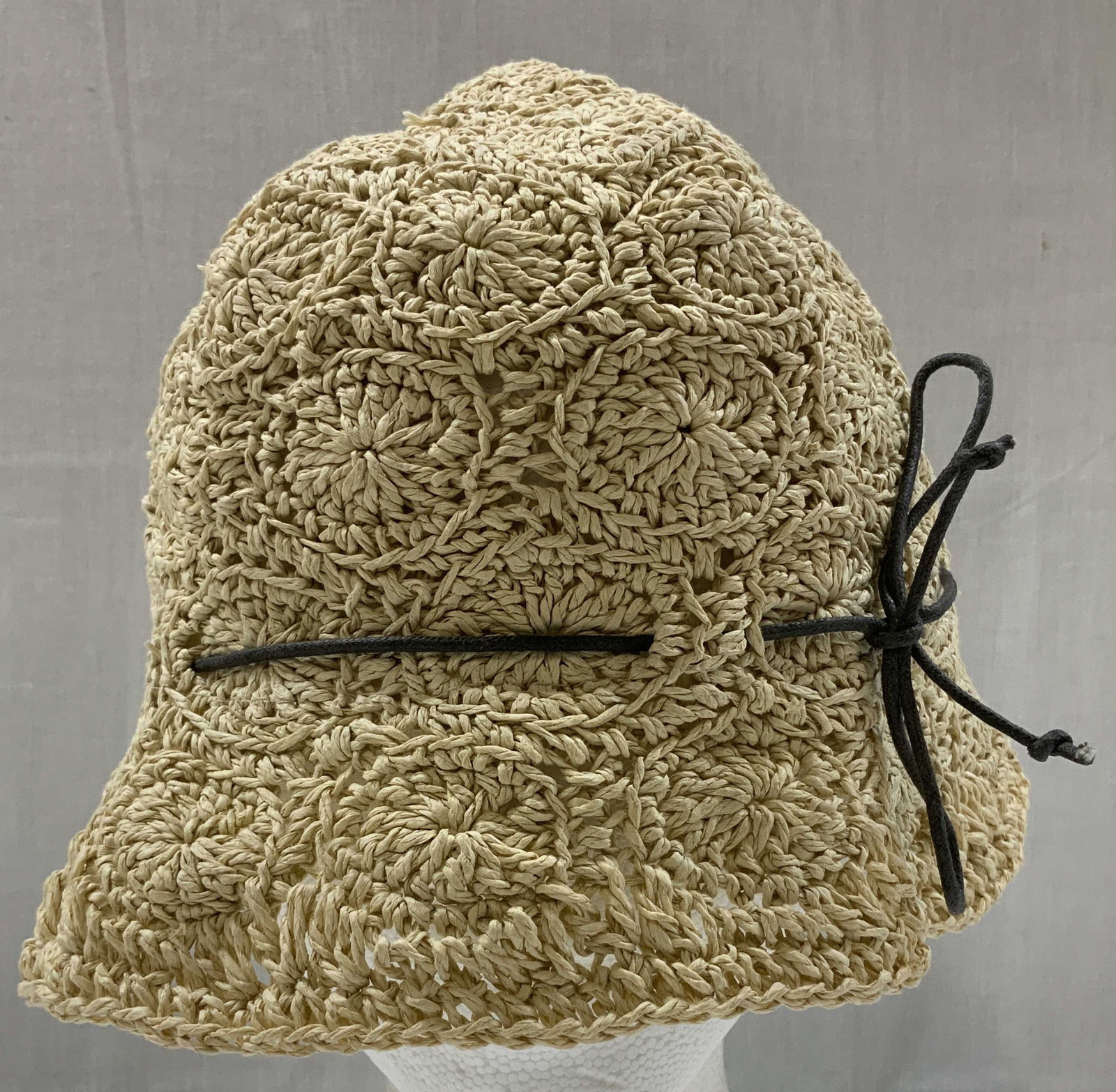 Natural Paper Straw Bucket Hat (1 of 6)
