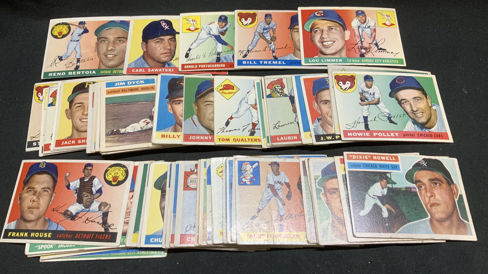 Lot 30+ 1955 & 1956 Topps Baseball Cards (1 of 6)