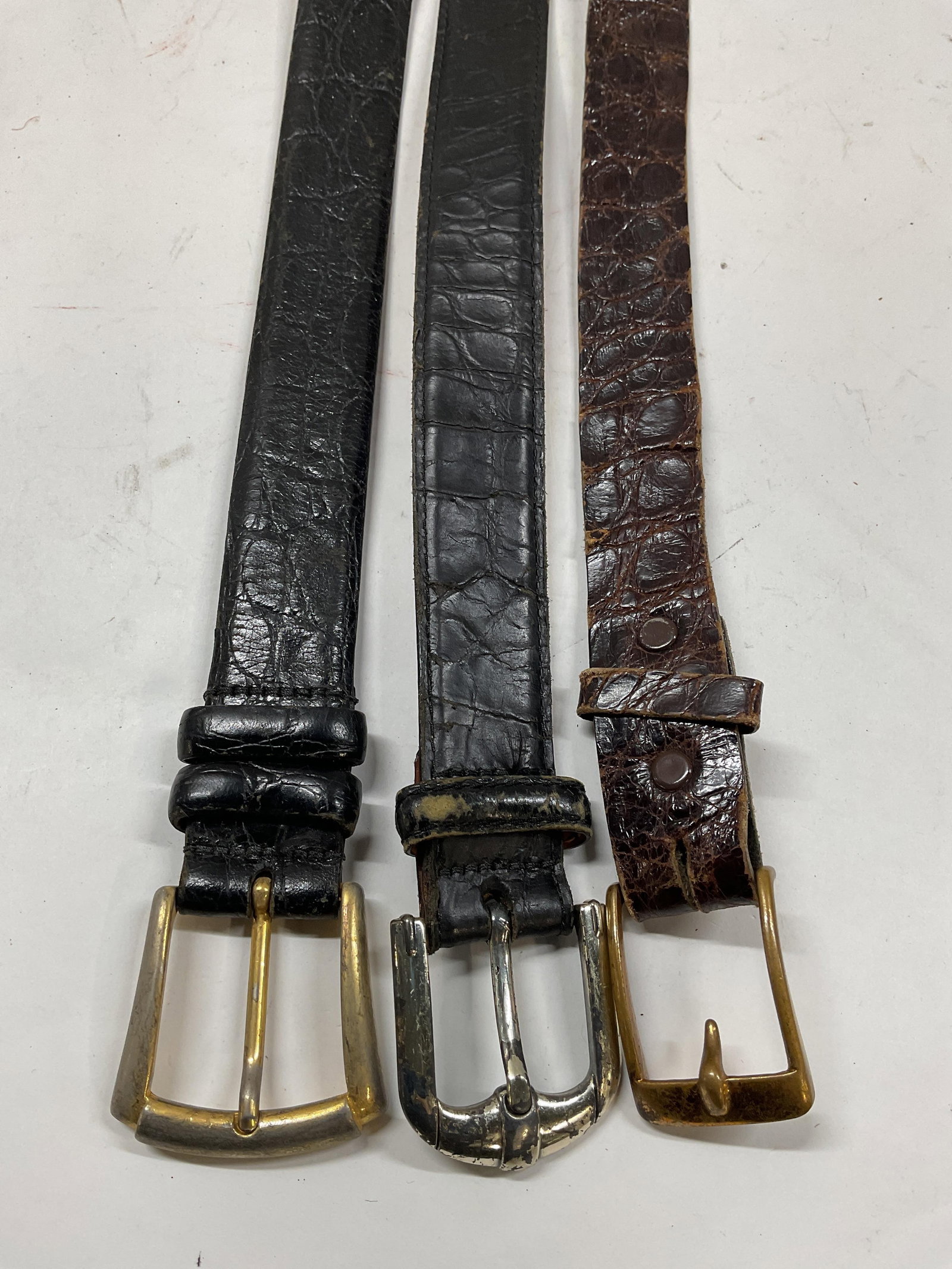 Lot 3 Ender Murat+ Alligator Leather Belts (1 of 6)
