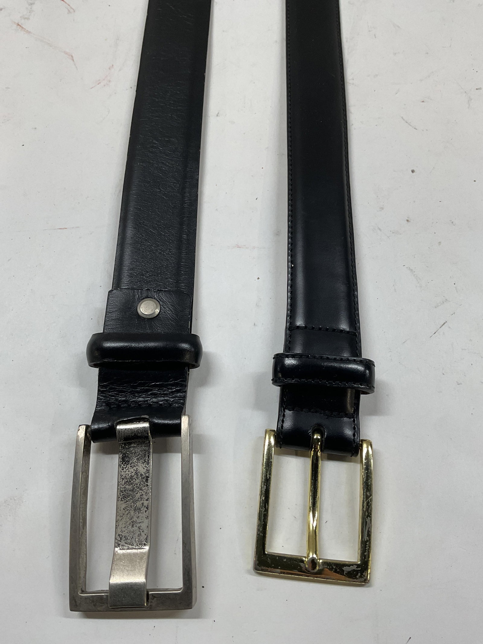 Lot 2 Brooks Brothers+ Black Leather Belt (1 of 6)