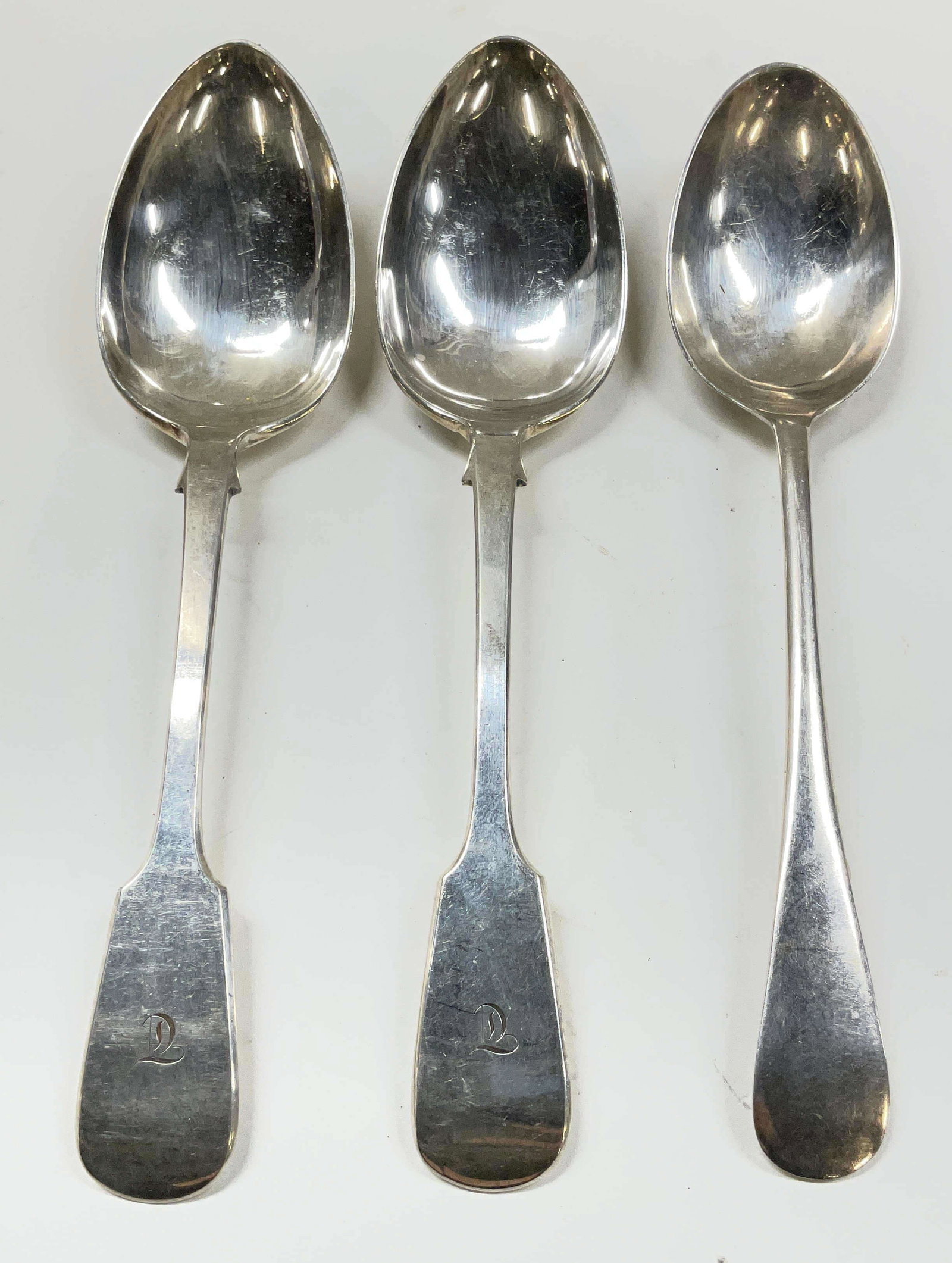 Lot 3 Signed Silver Plated Serving Spoons (1 of 6)