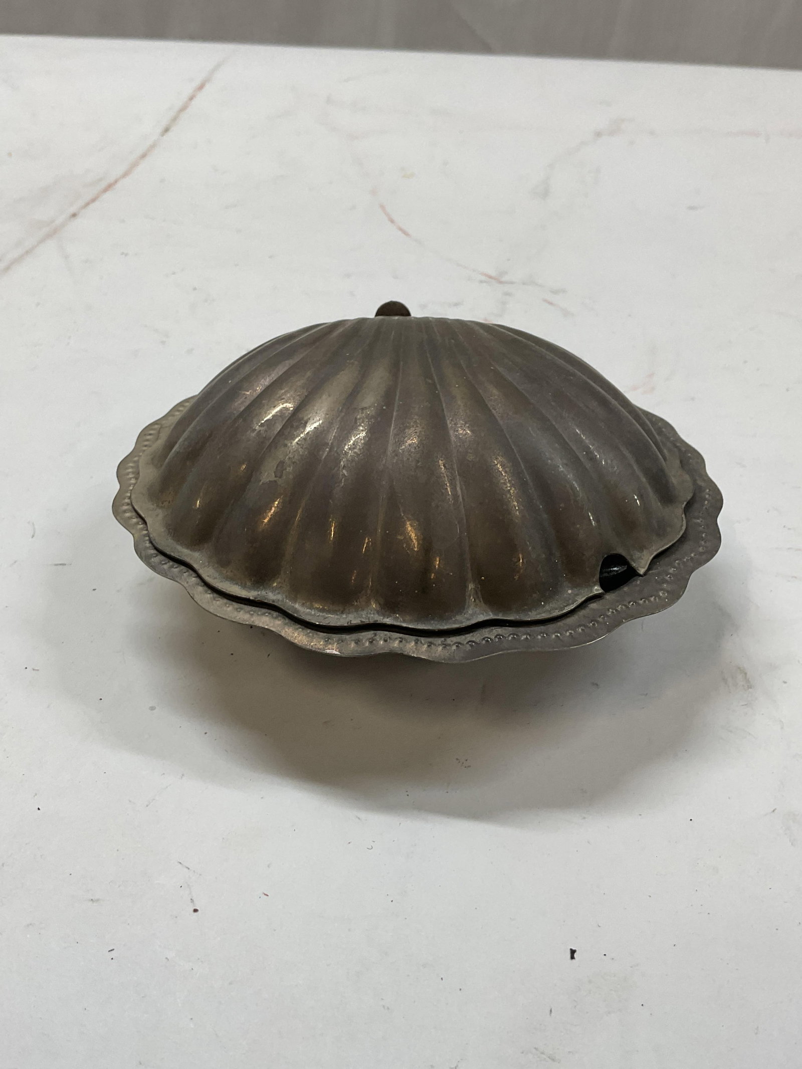 Silver Plated Scalloped Shell Serving Dish - 2