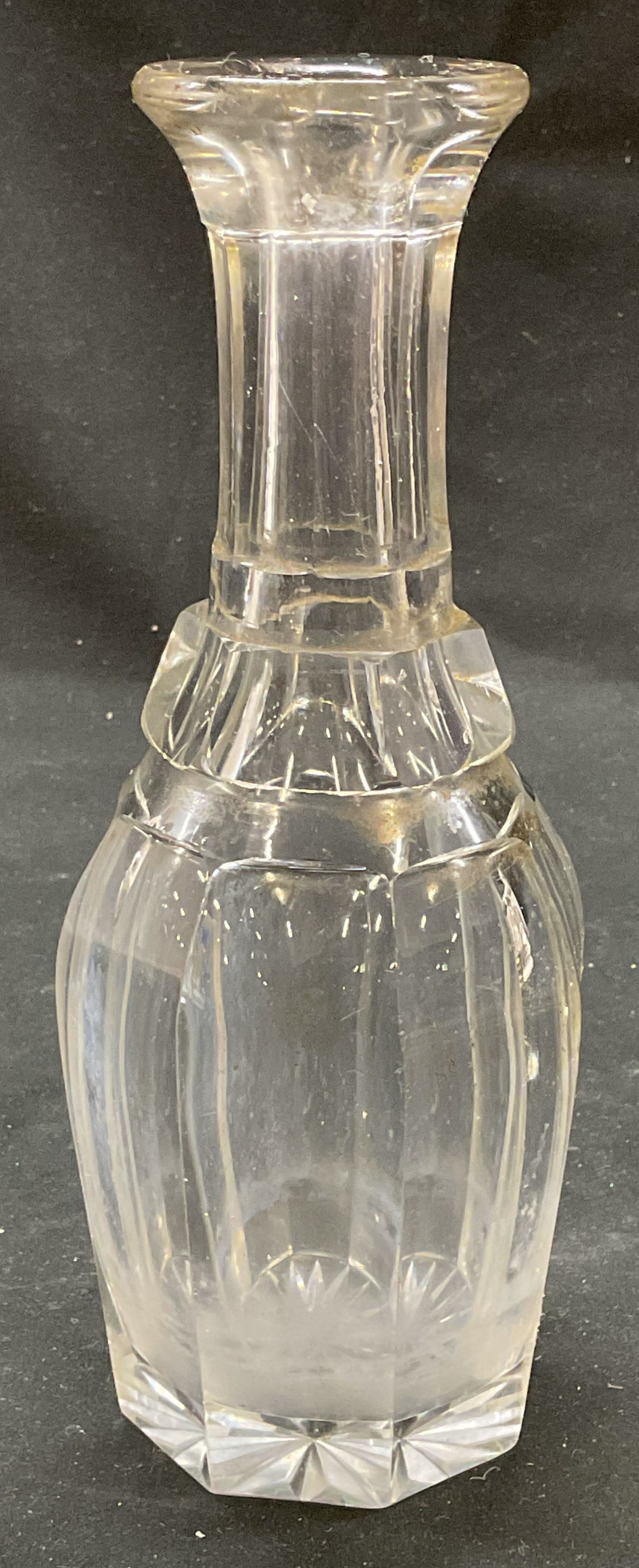 Vintage Cut Crystal Paneled Decanter (1 of 6)