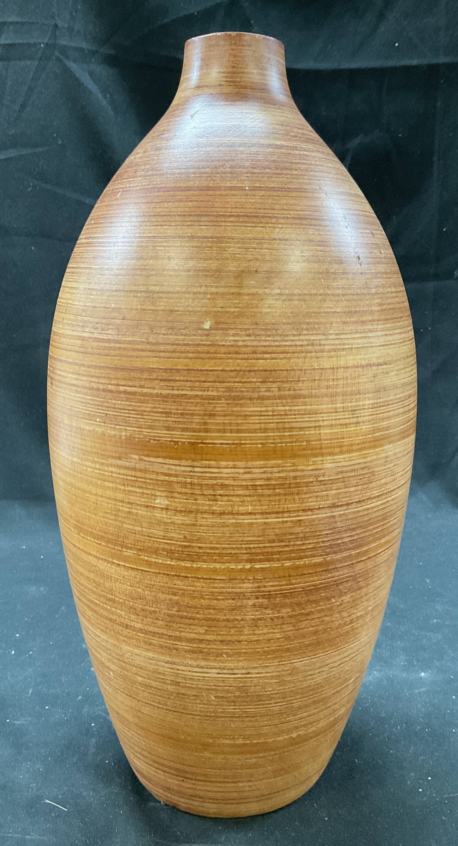 Crate & Barrel Dune Wood Grain Vase (1 of 6)