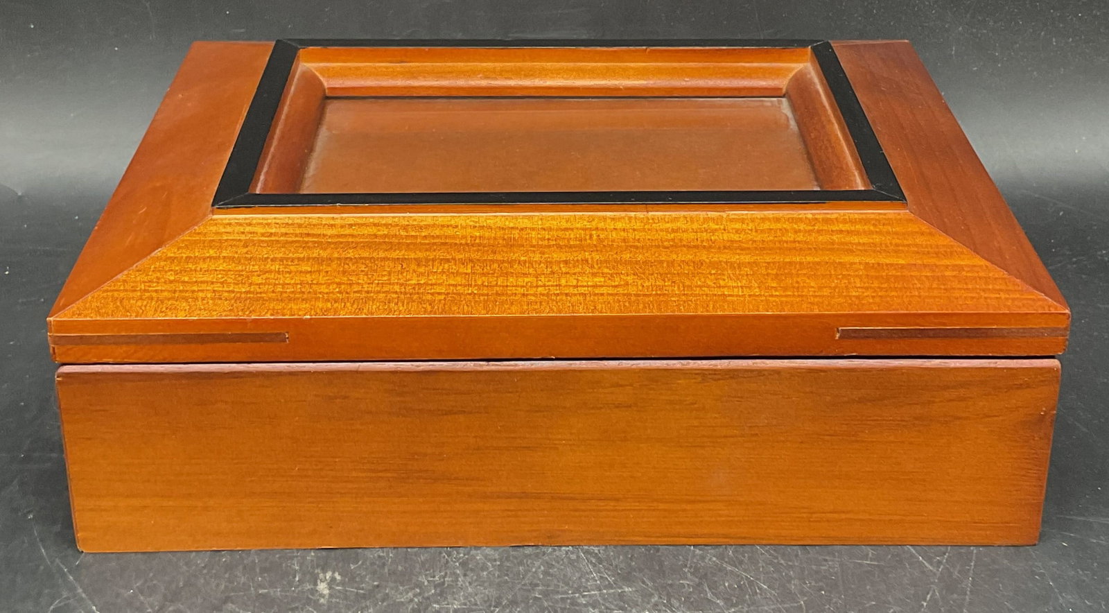 Wood Picture Frame Keepsake Jewelry Box (1 of 6)