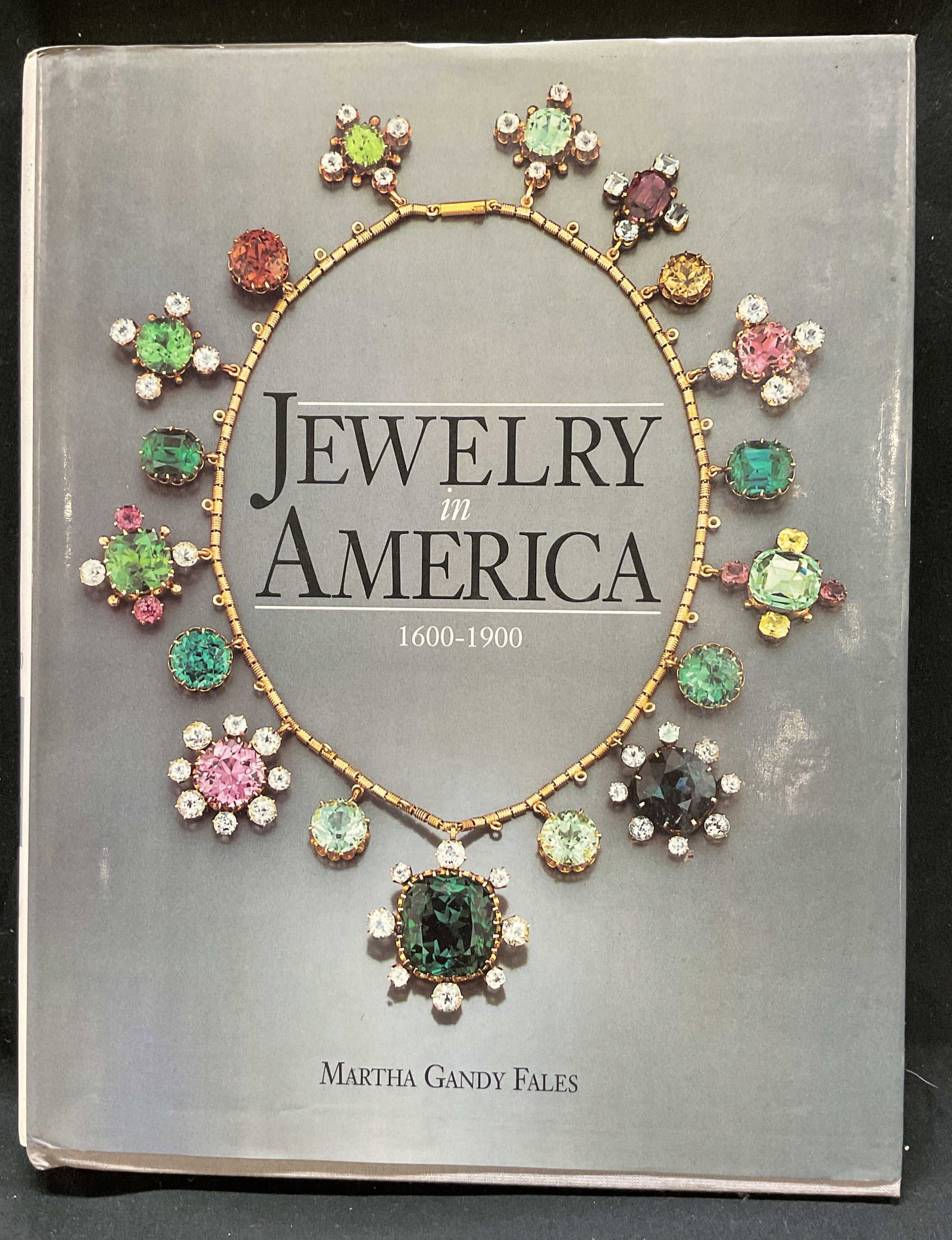 1995 Jewelry In America Illus Book Fales+: Jewelry In America 1600-1900 by Martha Gandy Fales. Published by Antique Collectors Club, 1995. Hard cover book with illustrated cover. Contains illustrations. Measures approx 9 x 11 inches. Surface