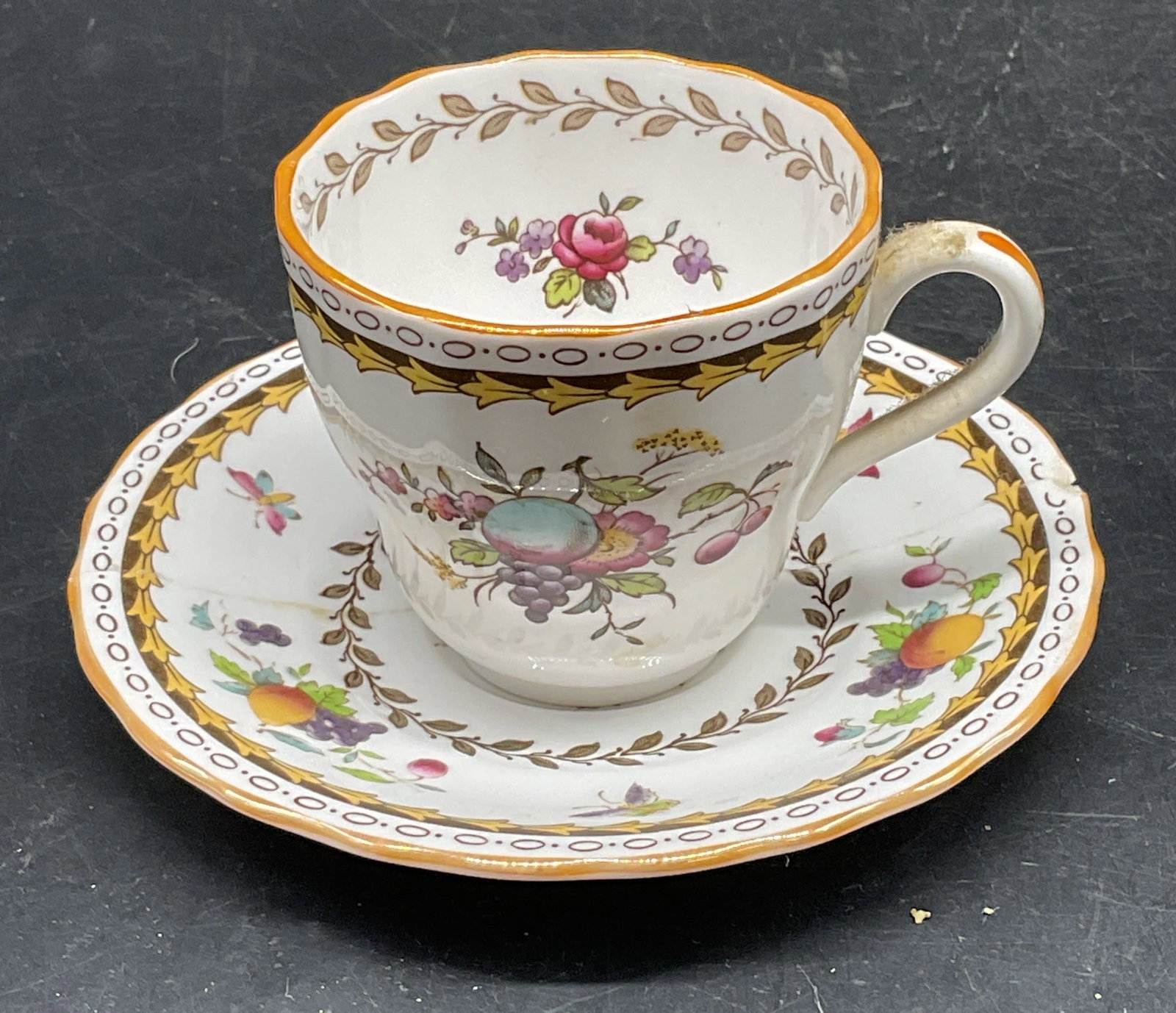 Spode China ROCKINGHAM Cup & Saucer England (1 of 7)