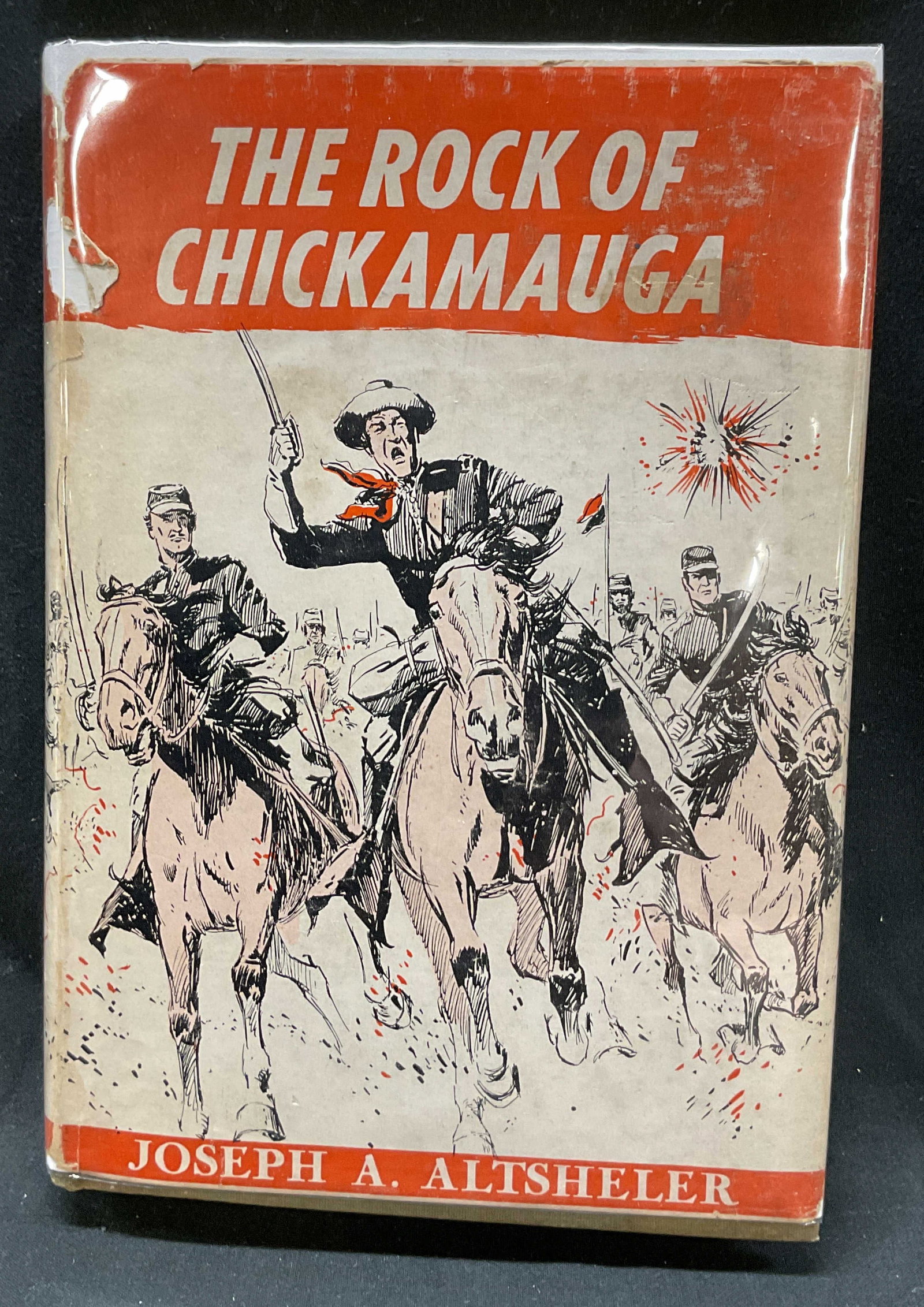 1943 The Rock Of Chickamauga Bk Altsheler+: The Rock Of Chickamauga A Story Of The Western Crisis by Joseph A. Altsheler. Appleton Century Crofts Inc. Sallie B. Altsheler, 1943. Hard cover book with illustrated cover. Measures approx 6 x 8 inch