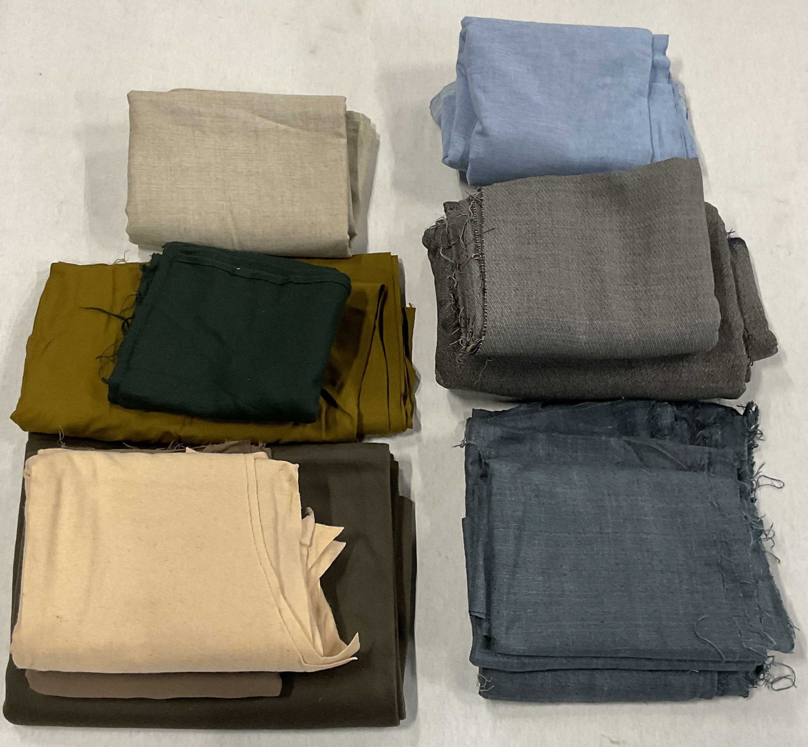 Group Lot Cotton & Wool Fabrics (1 of 6)