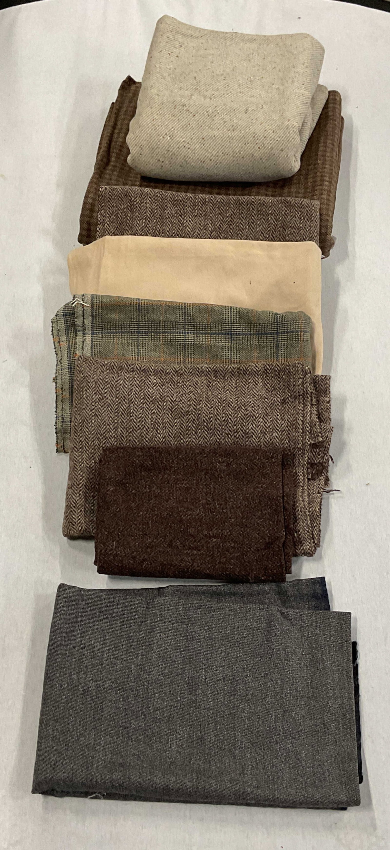 Group Lot Cotton & Wool Fabrics (1 of 6)