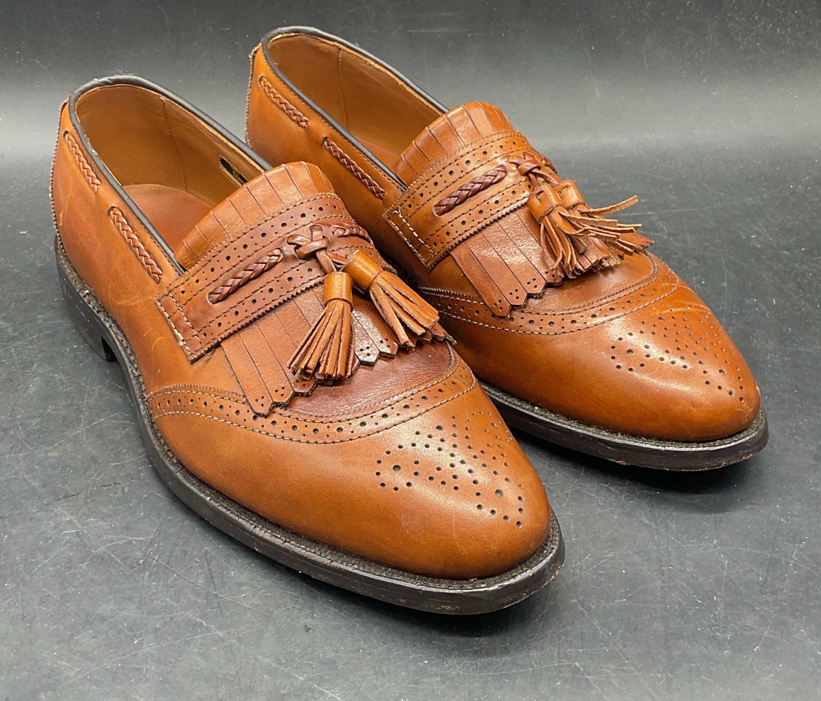 Allen Edmonds Brown Leather Loafers USA (1 of 6)