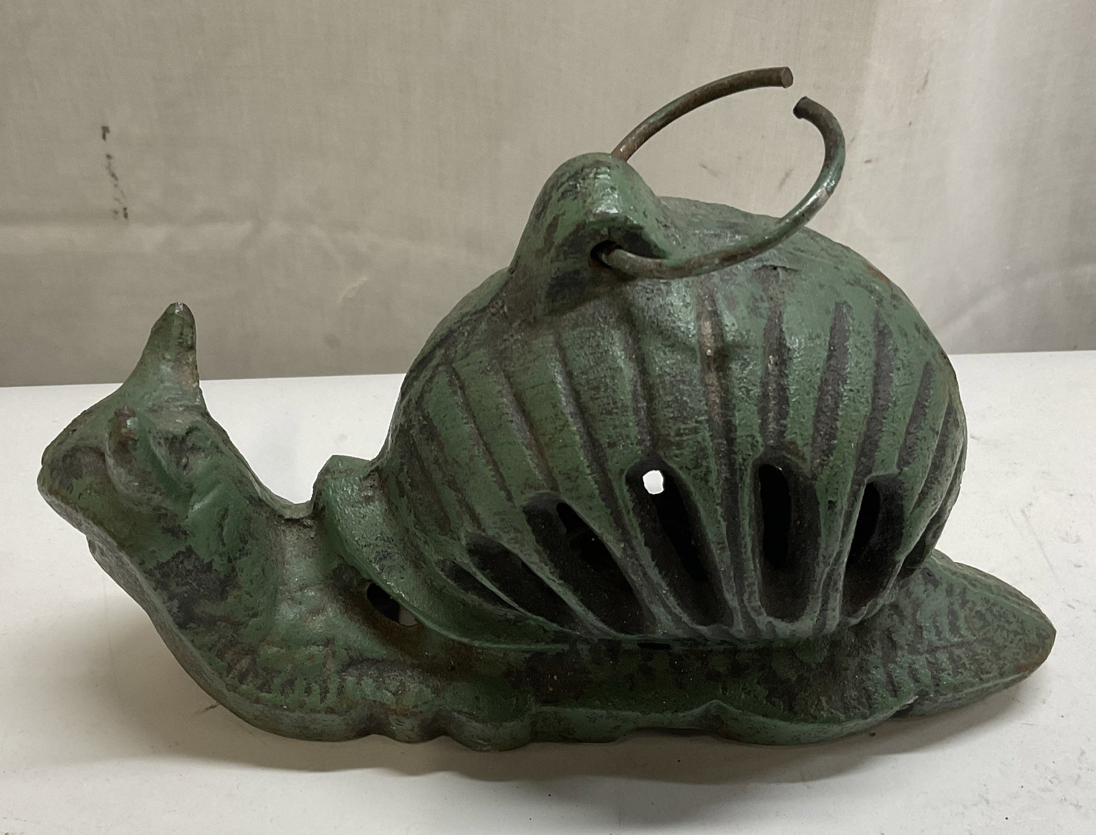VTG Cast Iron Snail Garden Lantern (1 of 7)