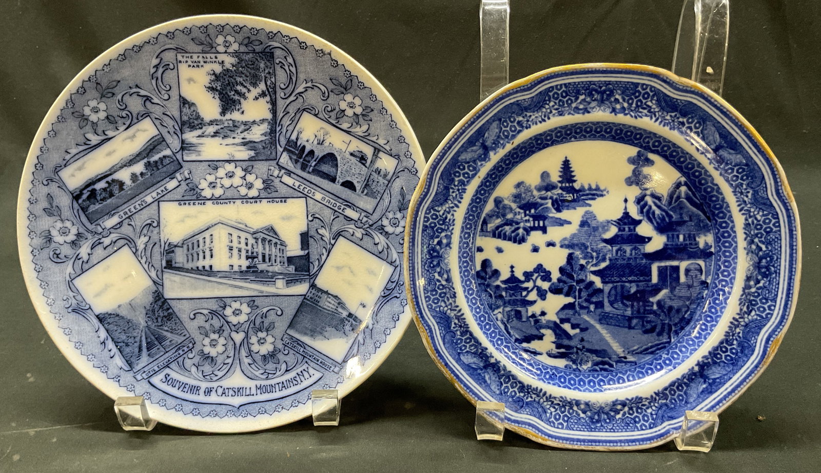 Lot 2 Wheelock & Copeland Spode Plates England (1 of 12)