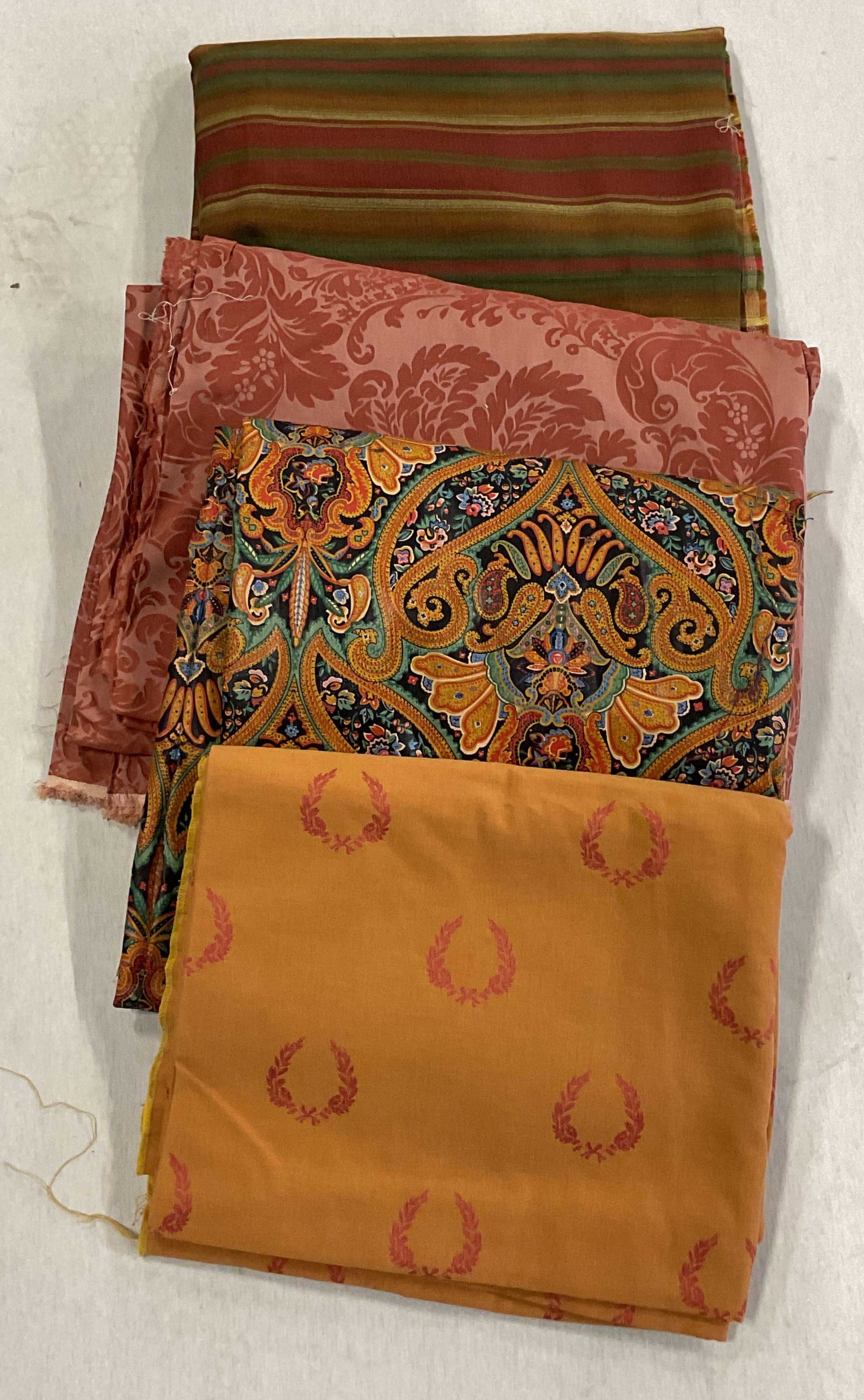 Lot 4 P KAUFMANN Paisley Cotton Fabric + (1 of 6)
