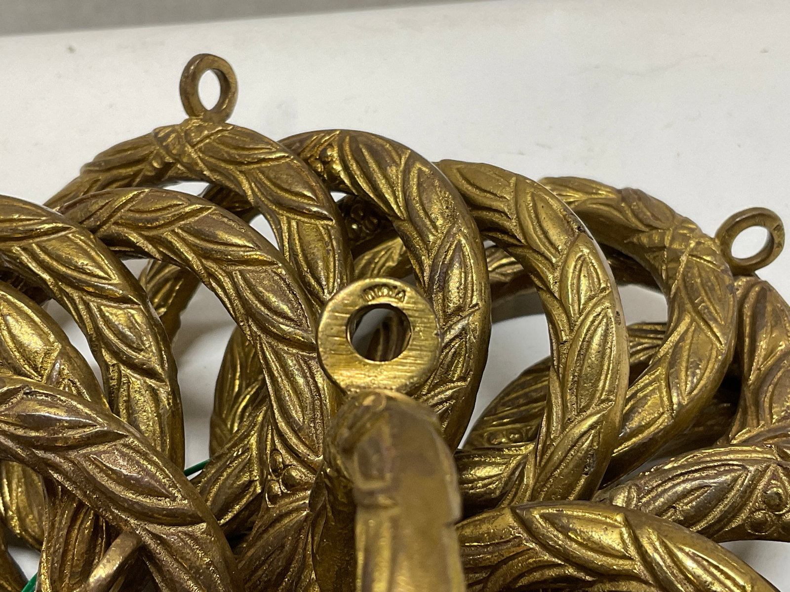 Lt 24 VTG Brass Drapery Curtain Rings INDIA - 4