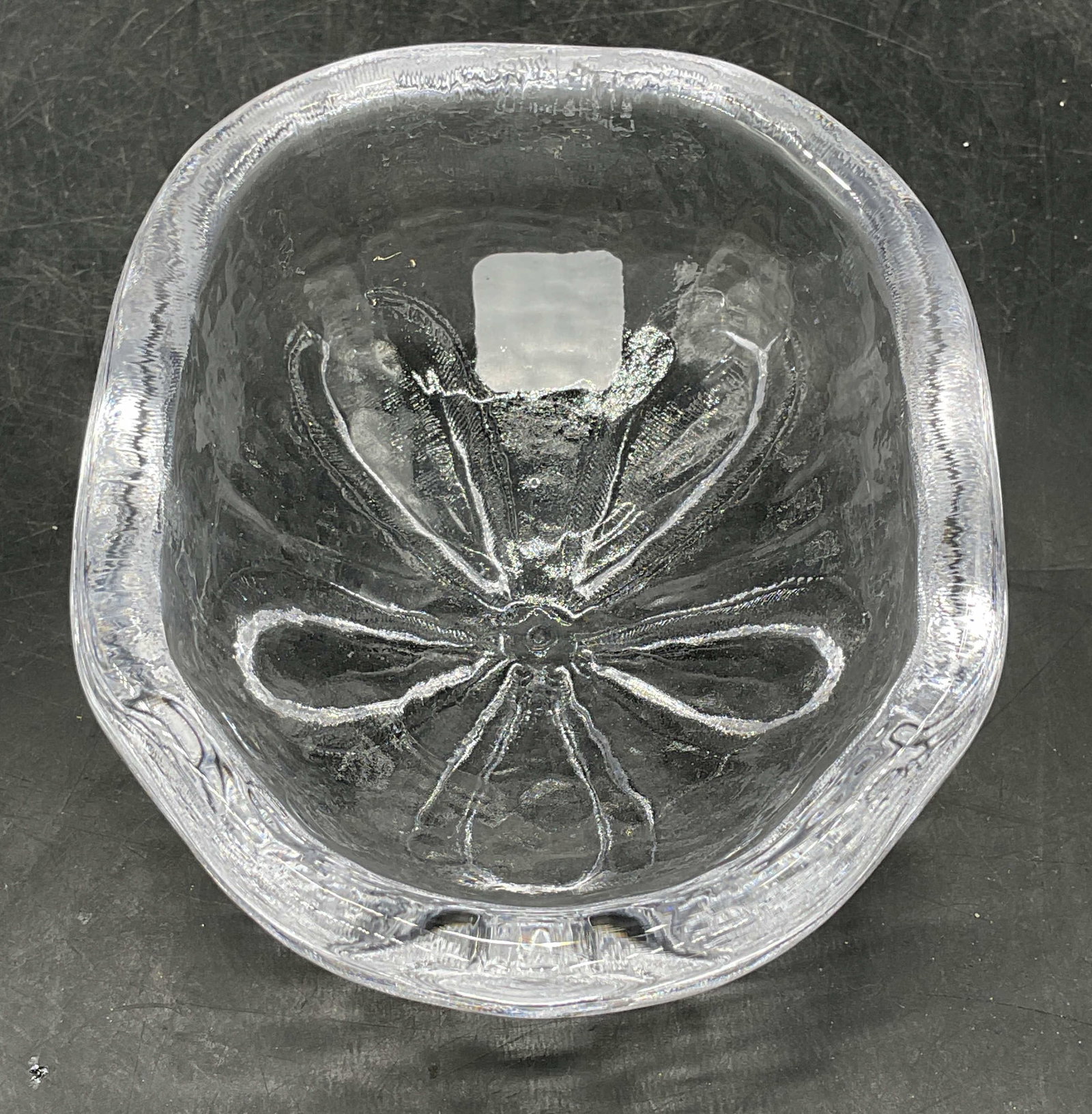 Simon Pearce Textured Glass Flower Bowl USA (1 of 7)