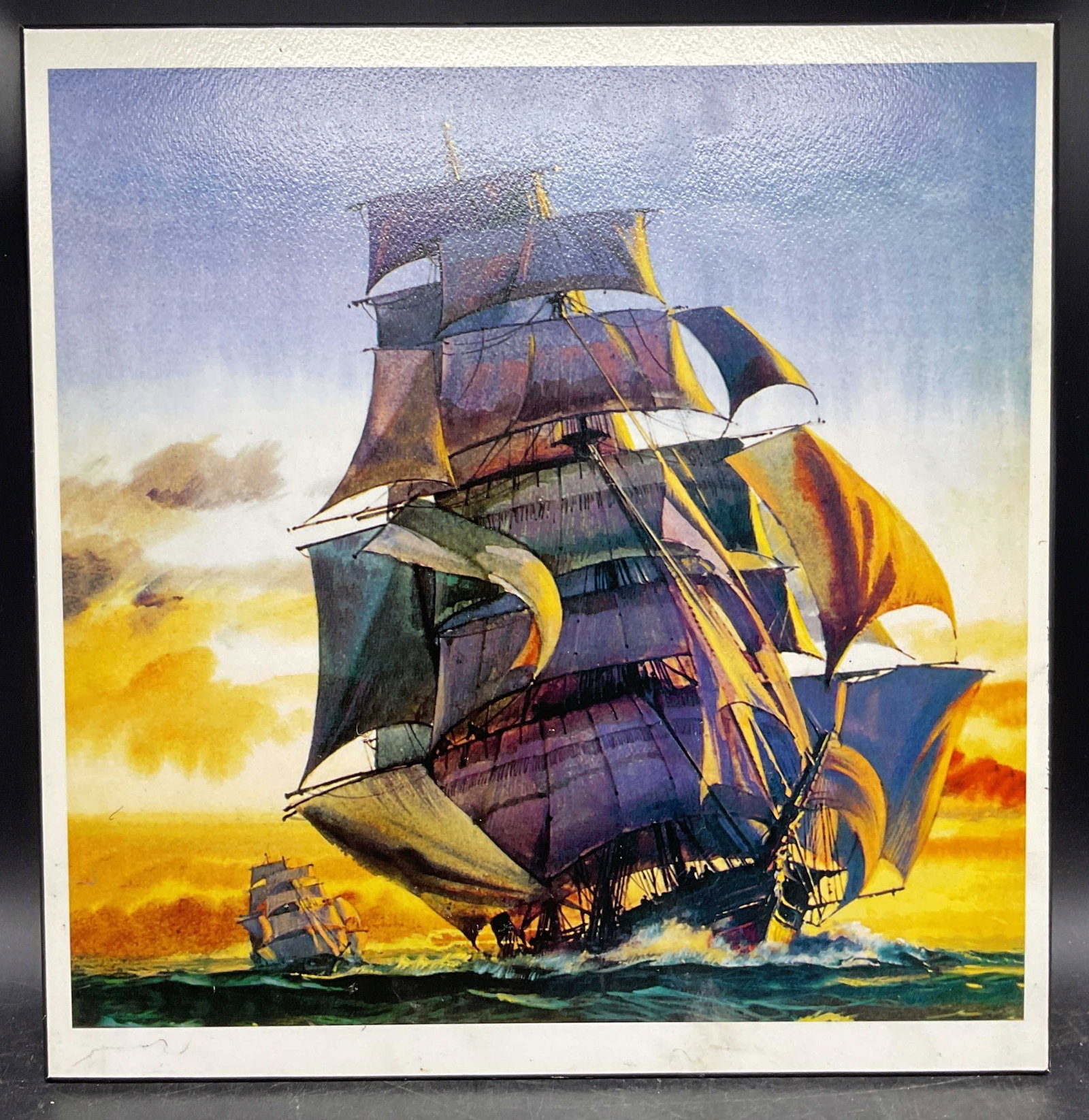 Cutty Sark Nautical Ship Lithograph (1 of 6)