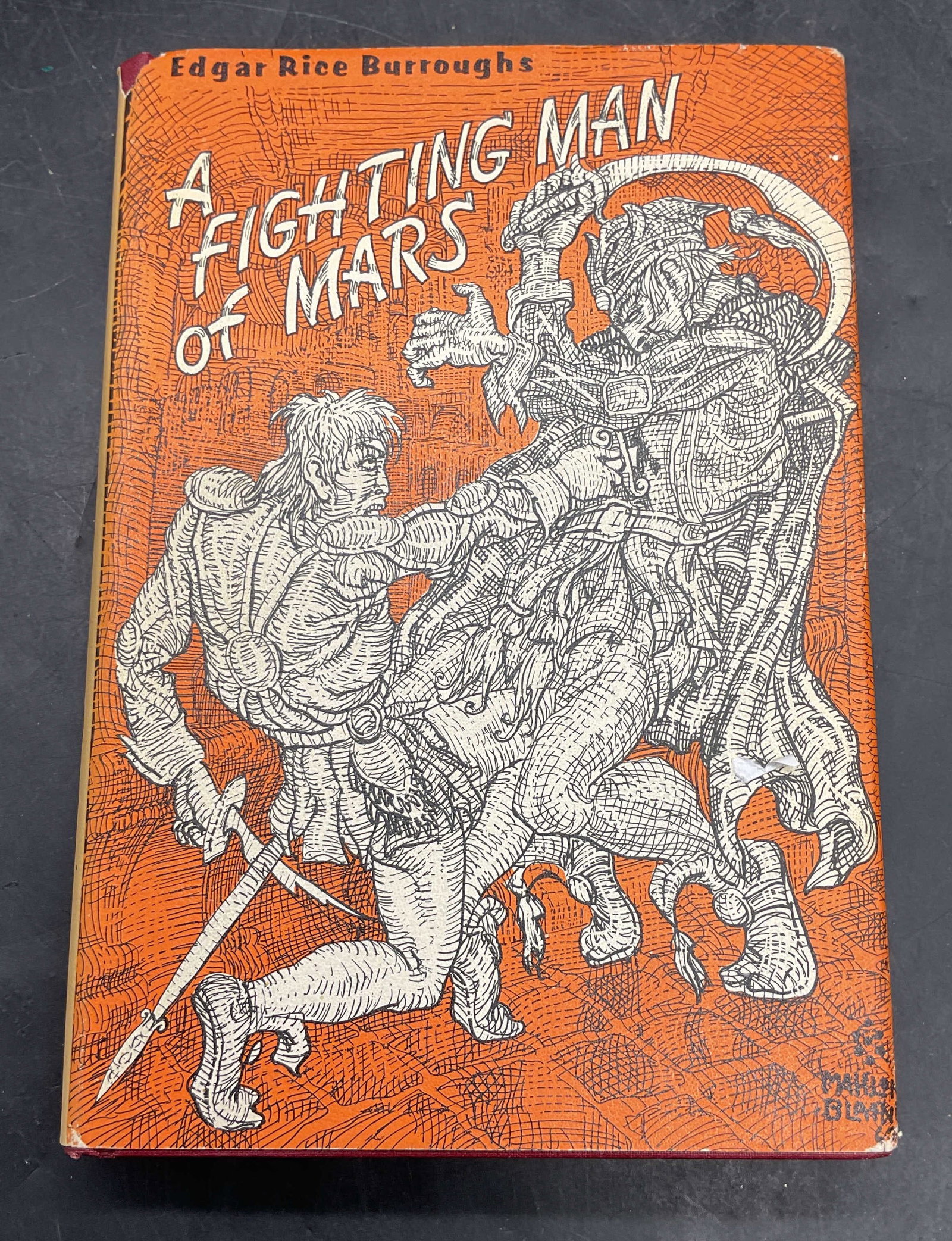 1962 Burroughs Fighting Man Mars Illustr (1 of 6)