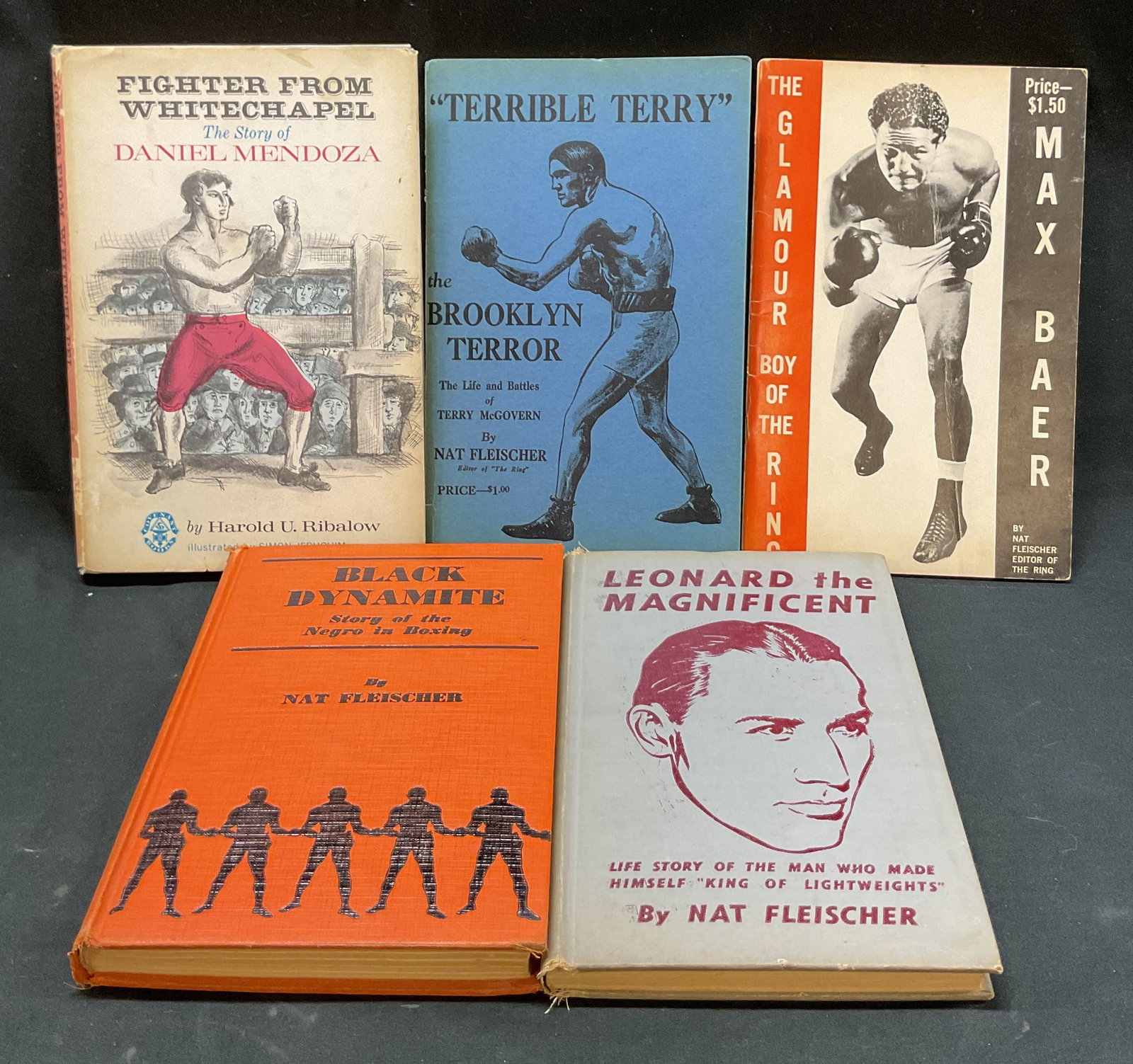 Lot 5 Boxing Illus Books Fleischer 1930s-70s+ (1 of 19)