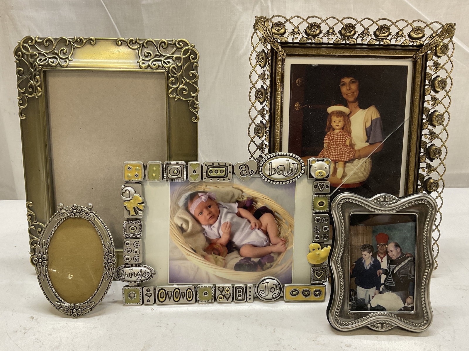 Lt 5 Decorative Metal Picture Frames (1 of 8)