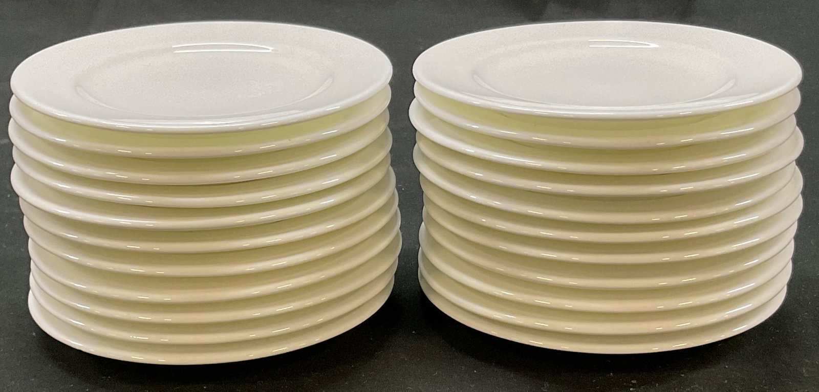 Set 22 Vintage White Porcelain Plates 4in (1 of 6)