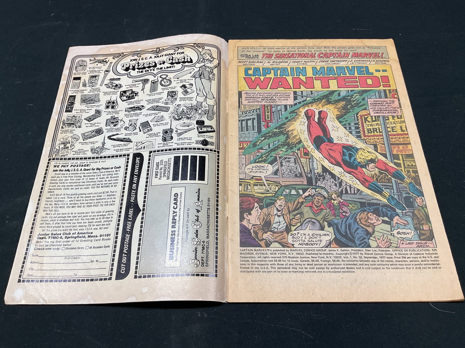 Lot 5 Assorted 1970s Marvel Comics - 4