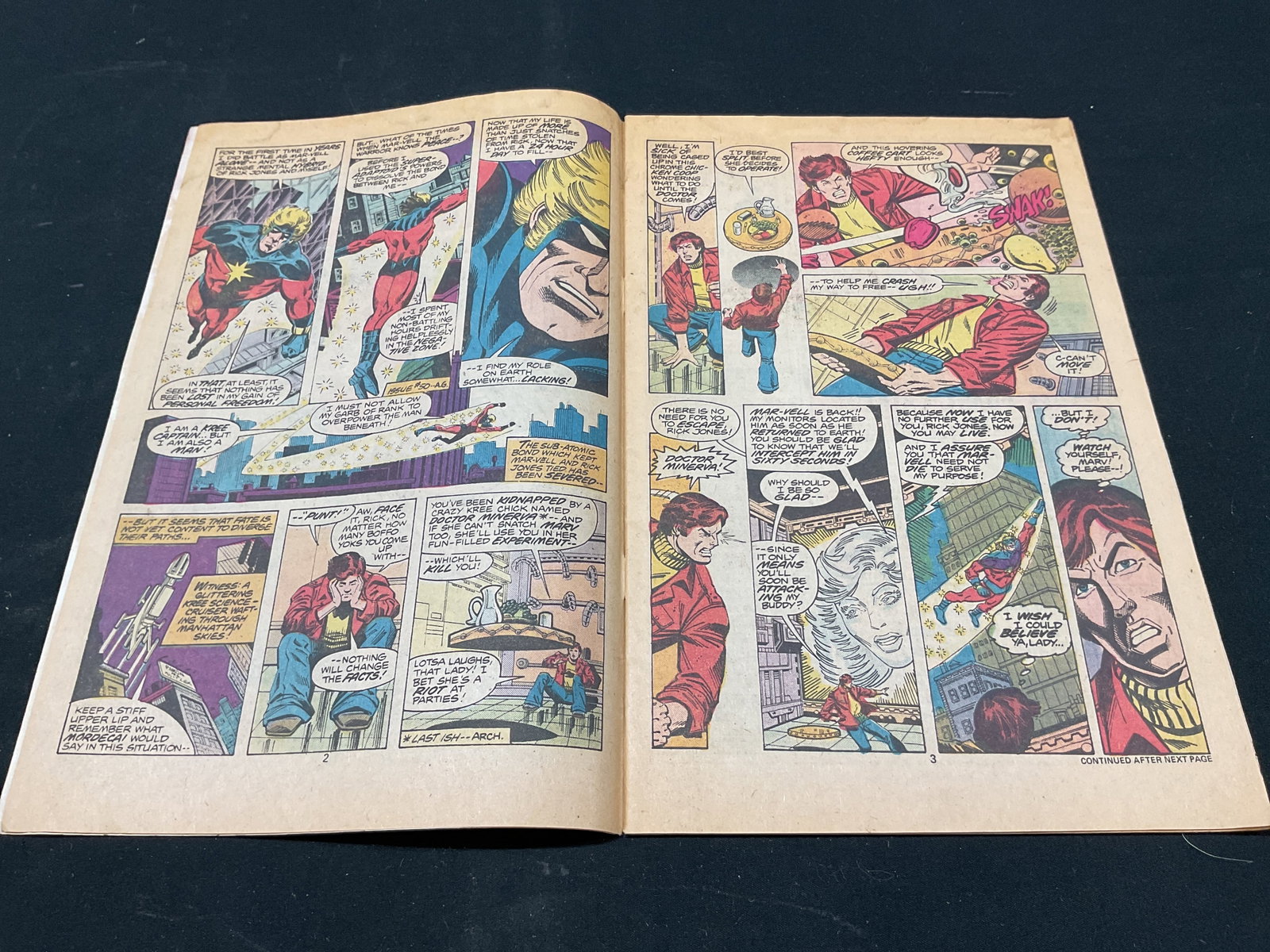 Lot 5 Assorted 1970s Marvel Comics - 5