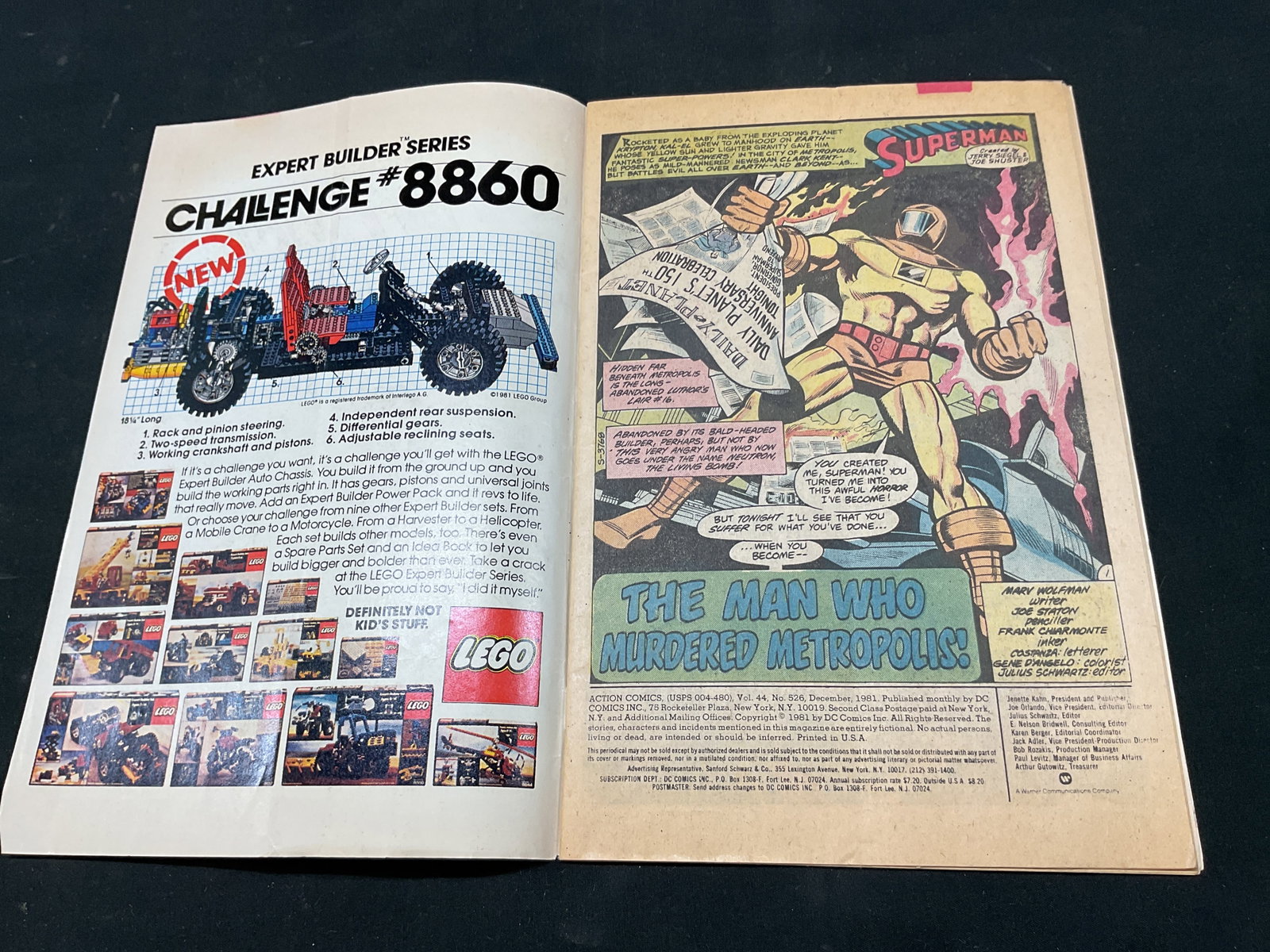 1981 DC Superman Action Comic - 2
