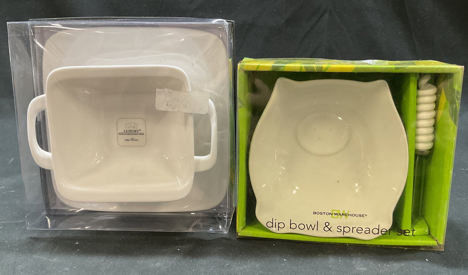 Lot 2 Boston Warehouse+ Tableware NIP (1 of 11)