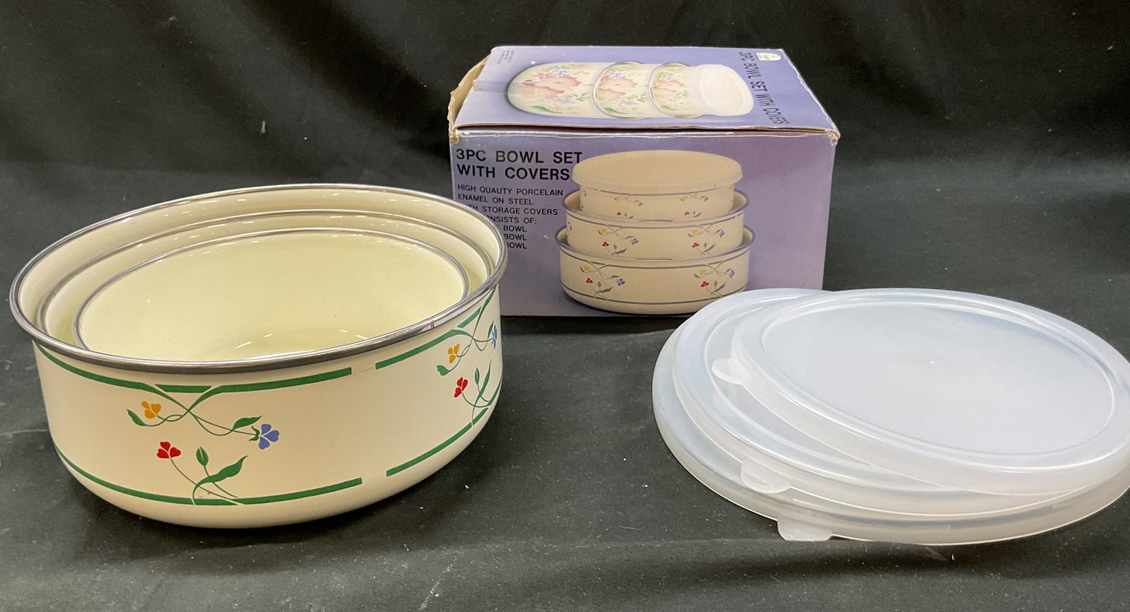 Set 3 Nantucket Bowls W Covers W Org Box (1 of 13)