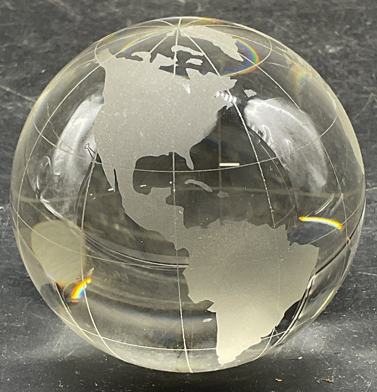 Twos Company Art Glass Globe Paperweight (1 of 6)