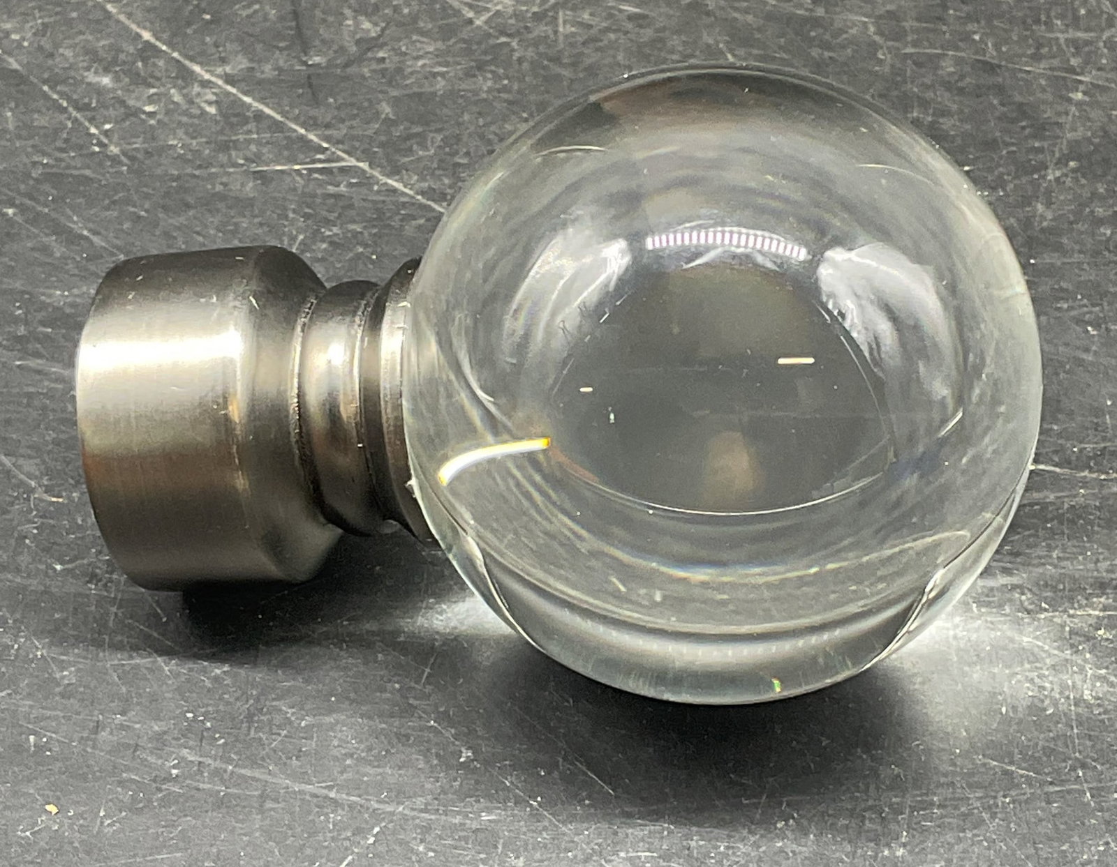 Clear Glass Sphere Knob Hardware (1 of 6)