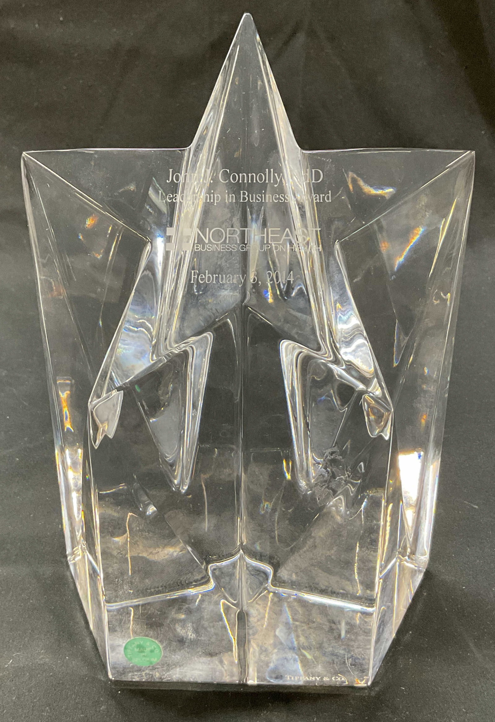 SGND Tiffany & Co Star Award Paperweight Belgium (1 of 8)