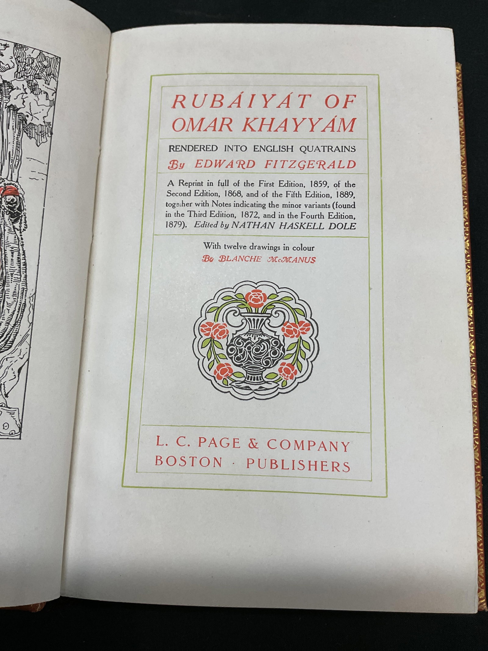 1903 Rubaiyat Of Omar Khayyam Illus Bk Fitzgerald+ (1 of 10)