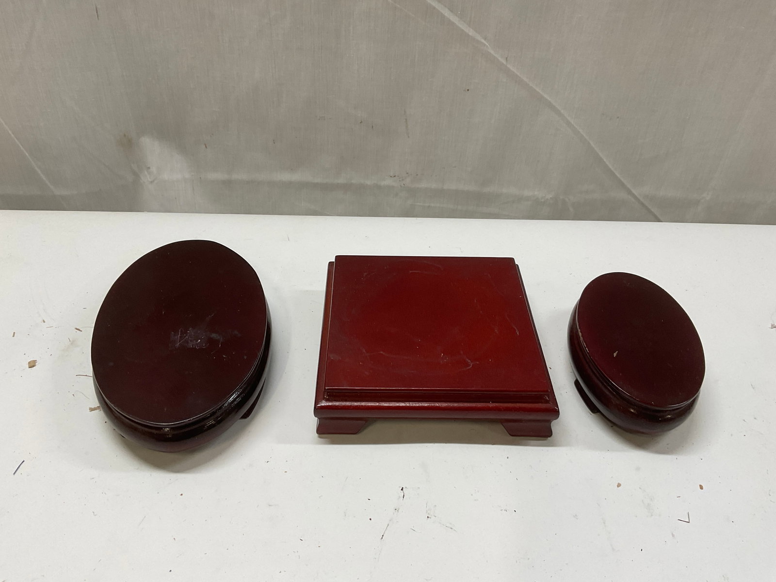 Grp Lt 6 Chinese Rosewood Stands - 10