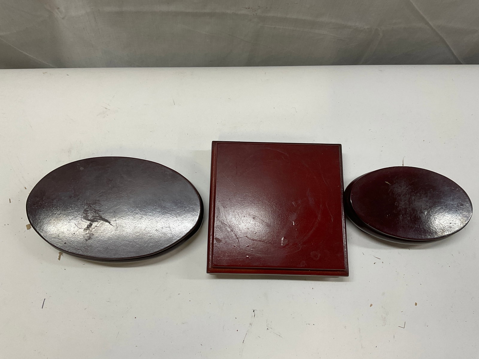 Grp Lt 6 Chinese Rosewood Stands - 11