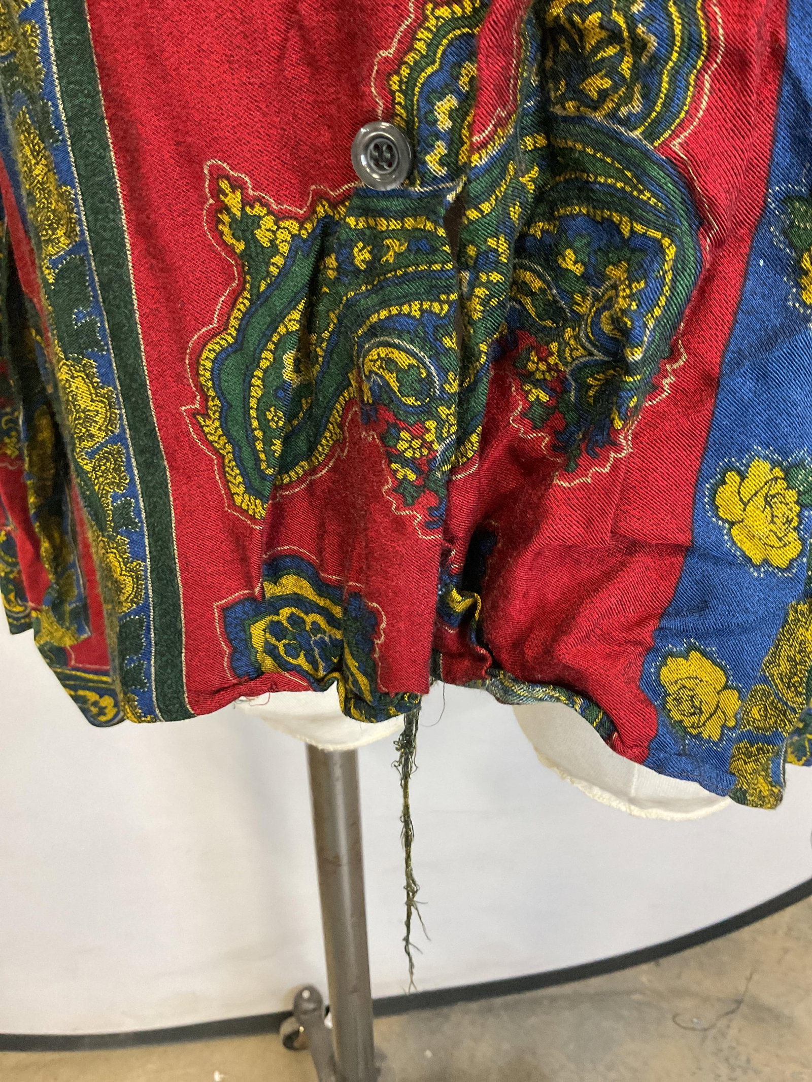 Byblos Spa Paisley Pattern Button Down Italy - 7