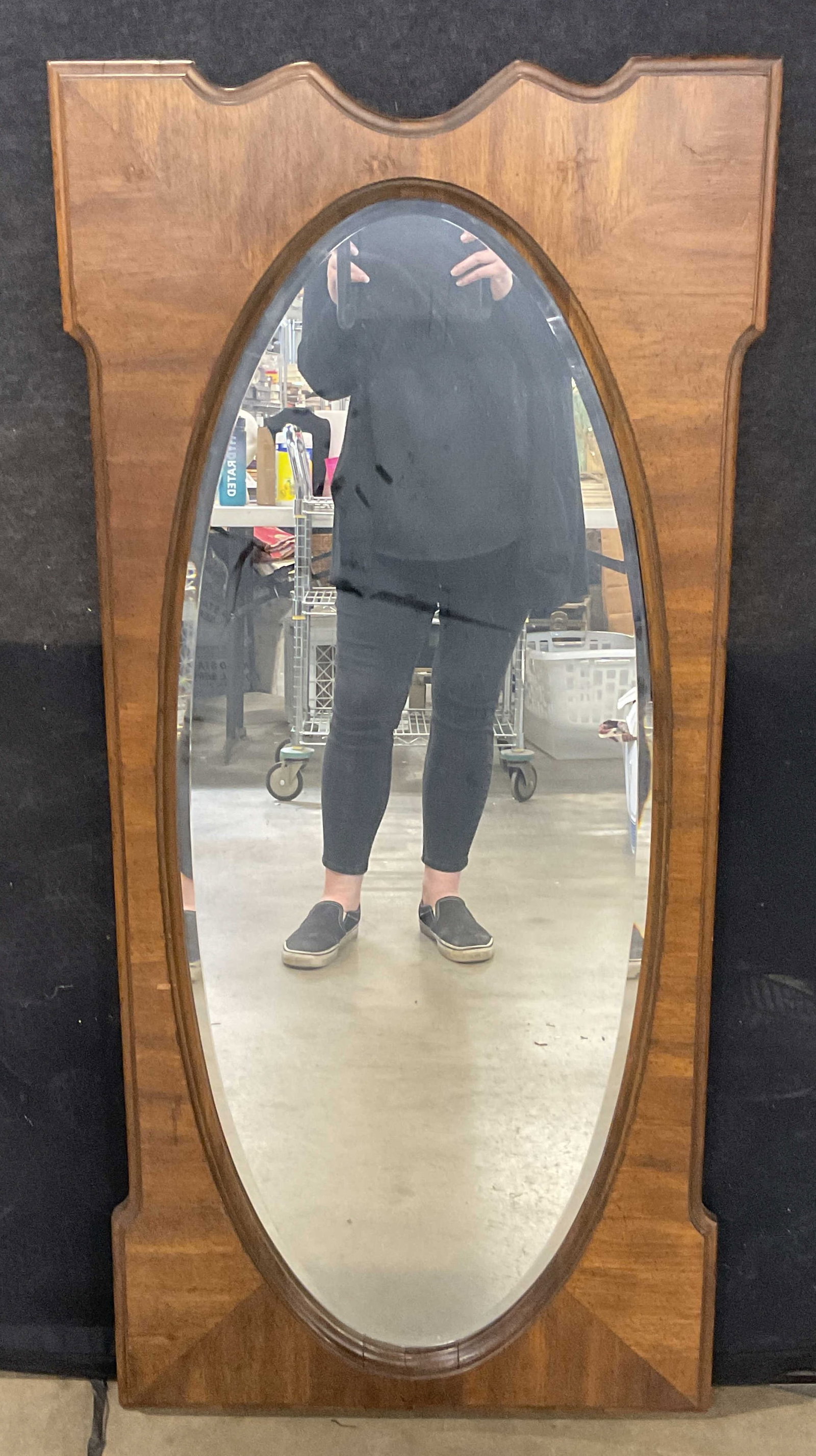 Worth Furniture Carved Wood Wall Mirror 47in (1 of 7)