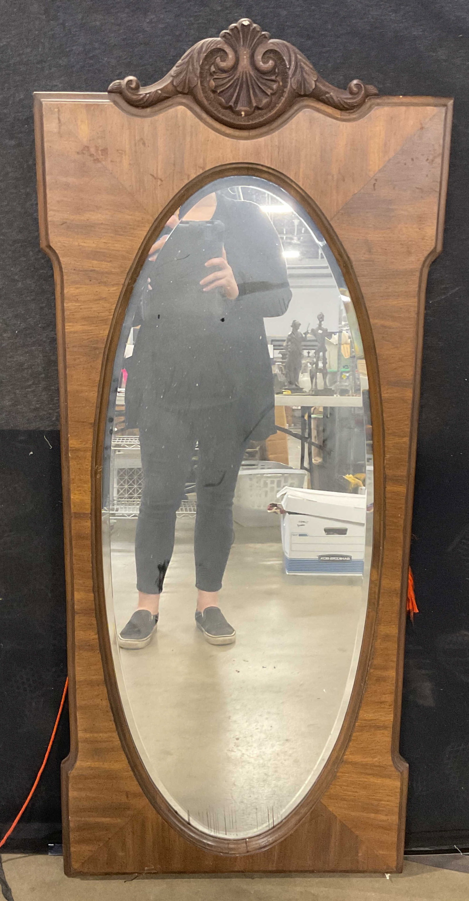 Worth Furniture Carved Wood Wall Mirror 50in (1 of 7)