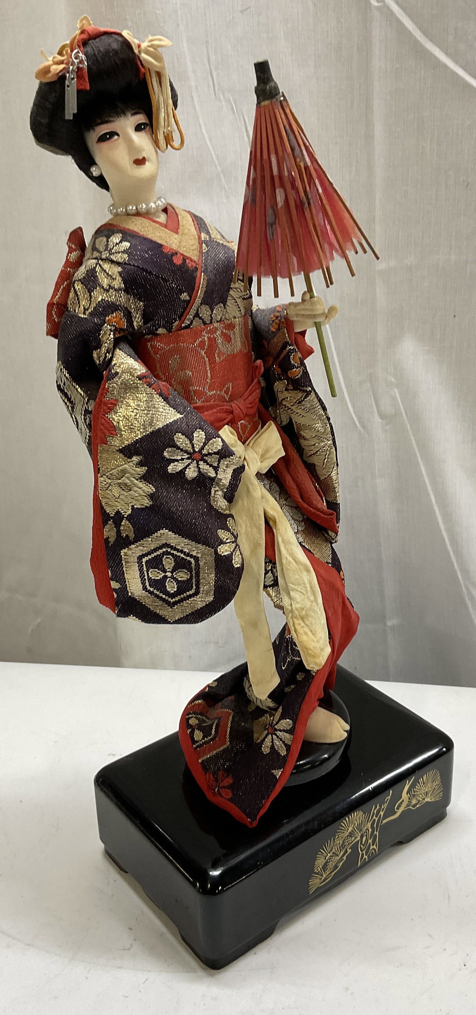 Vintage Japanese Geisha Doll Music Box (1 of 11)