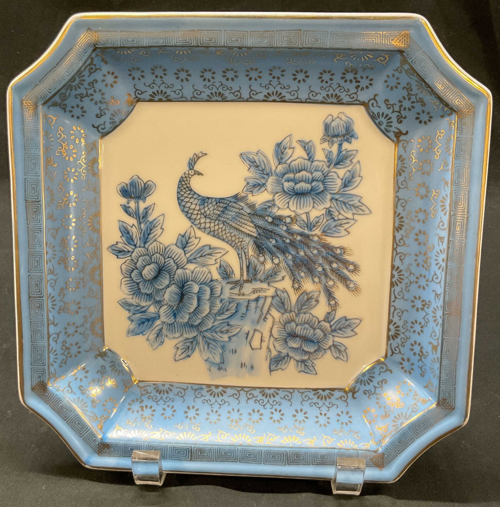 Andrea Sadek Porcelain Peacock Plate (1 of 7)