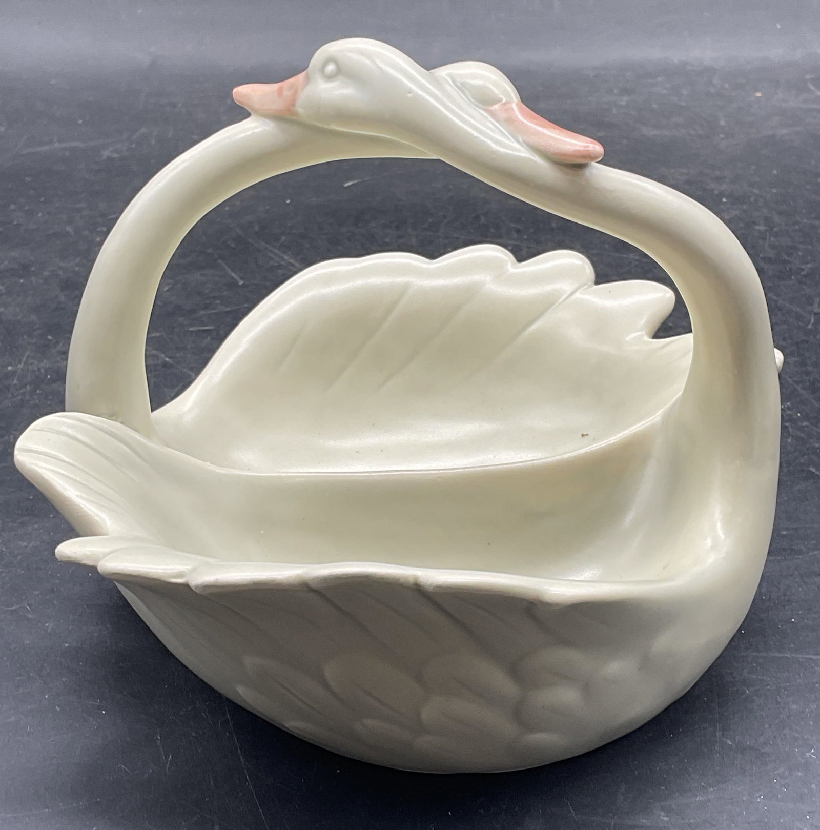 1982 Fitz & Floyd Ceramic Swan Candy Dish (1 of 6)