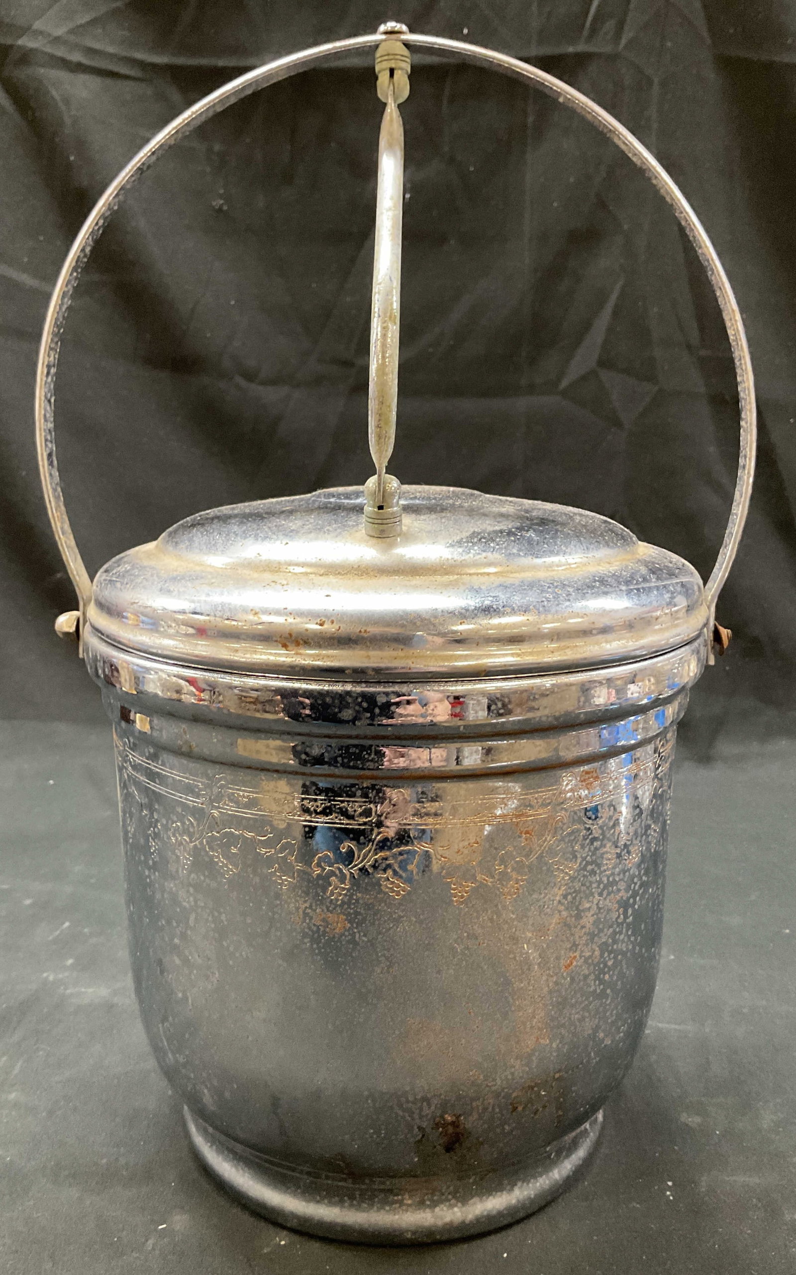 United Chromium On Solid Brass Ice Bucket (1 of 9)