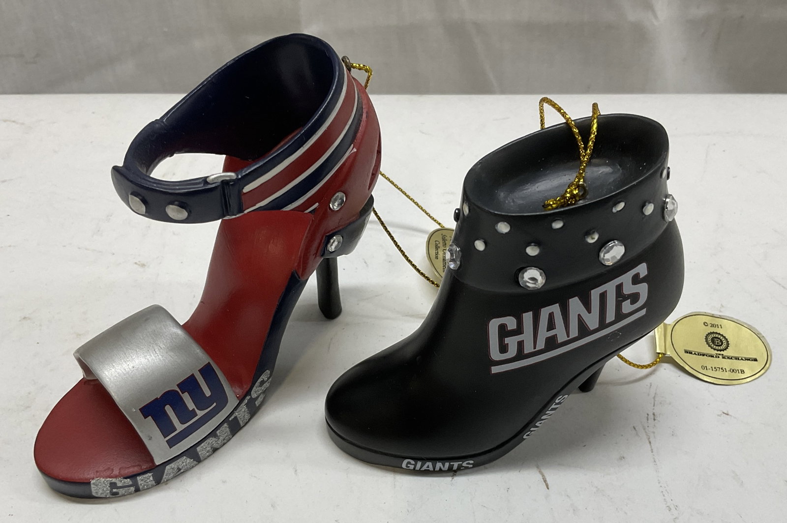 Lt2 Bradford Exchange NY Giants Stiletto Ornaments (1 of 10)
