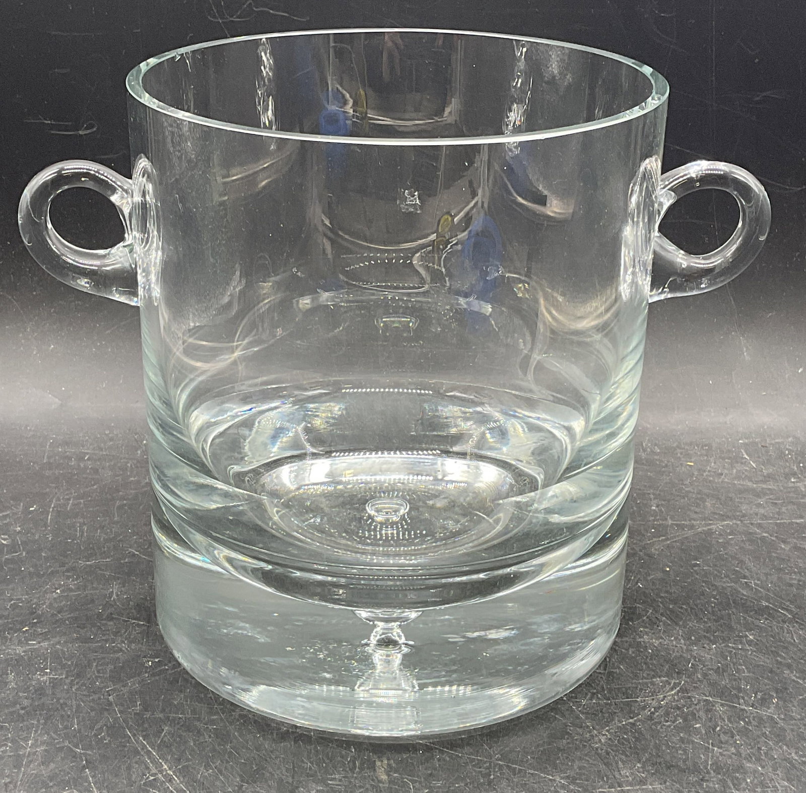 Hand Blown Art Glass Ice Bucket (1 of 7)