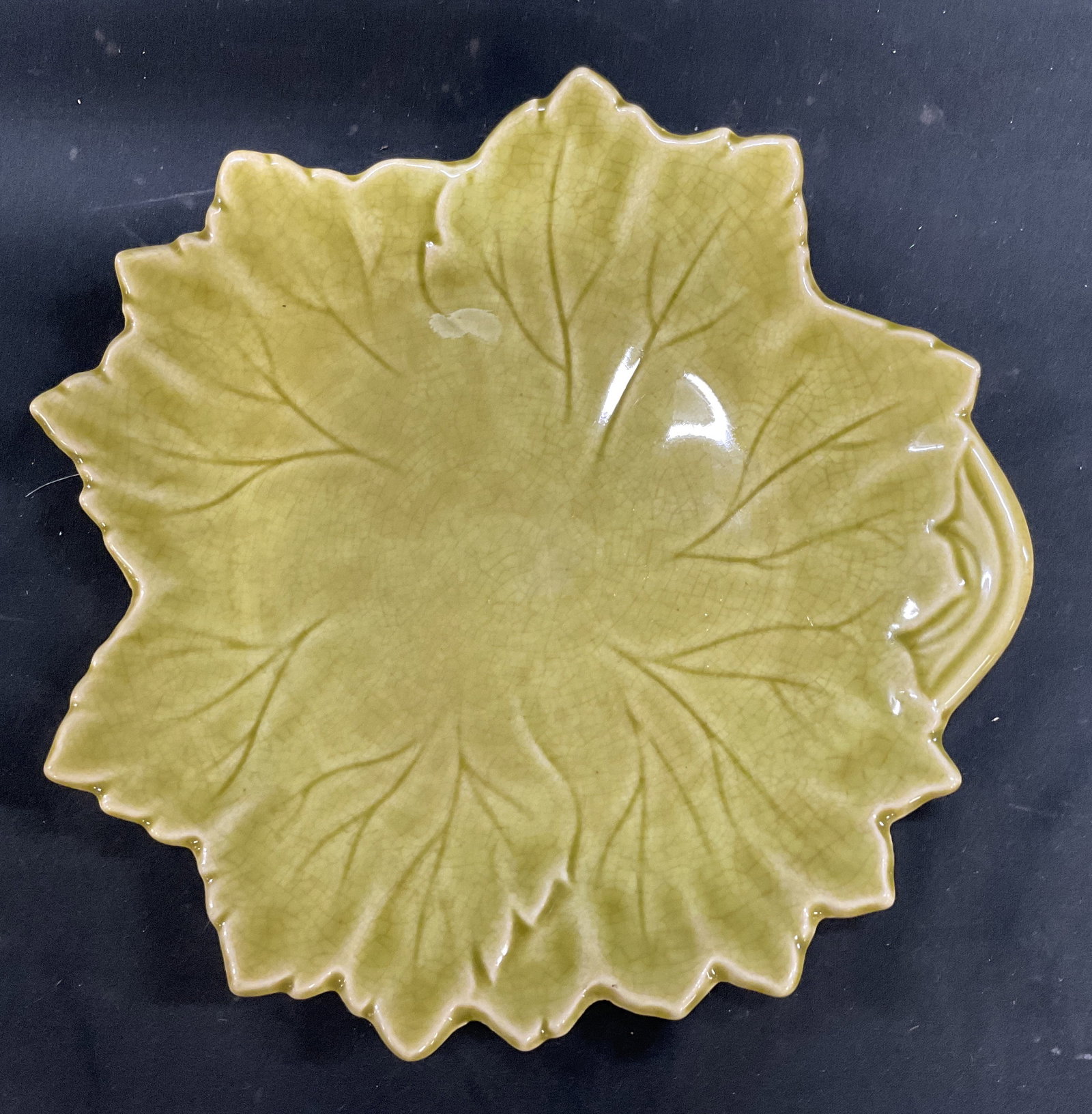 Wood field, Steubenville Green Leaf Plate (1 of 7)
