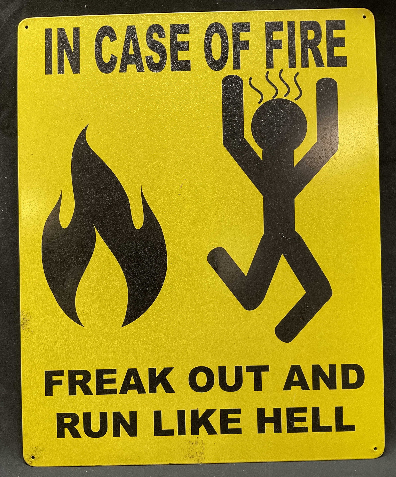 Vintage style metal sign in case of Fire (1 of 7)
