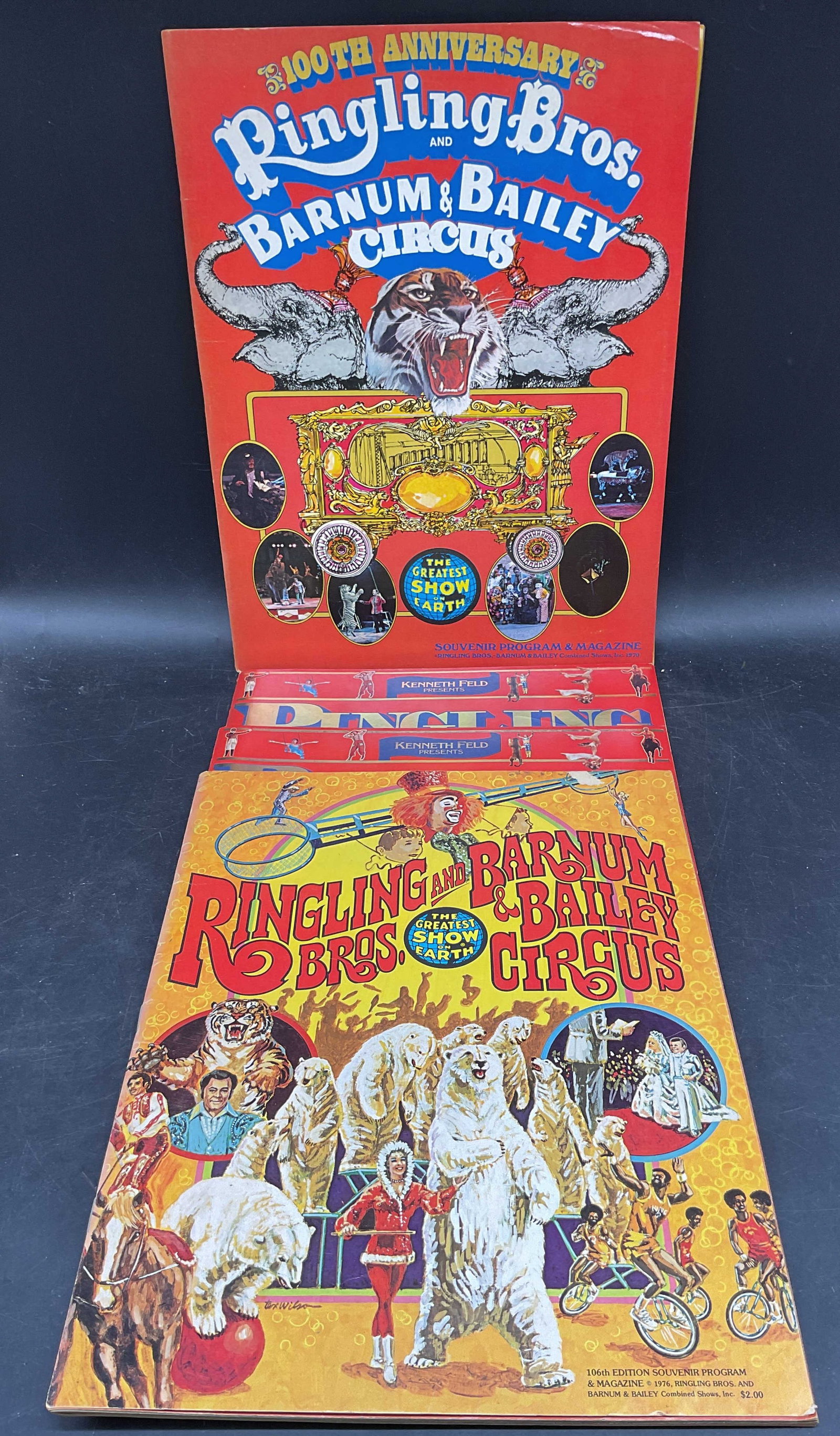 Lot 4 1970s-80s Ringling Circus Souvenir Programs (1 of 6)