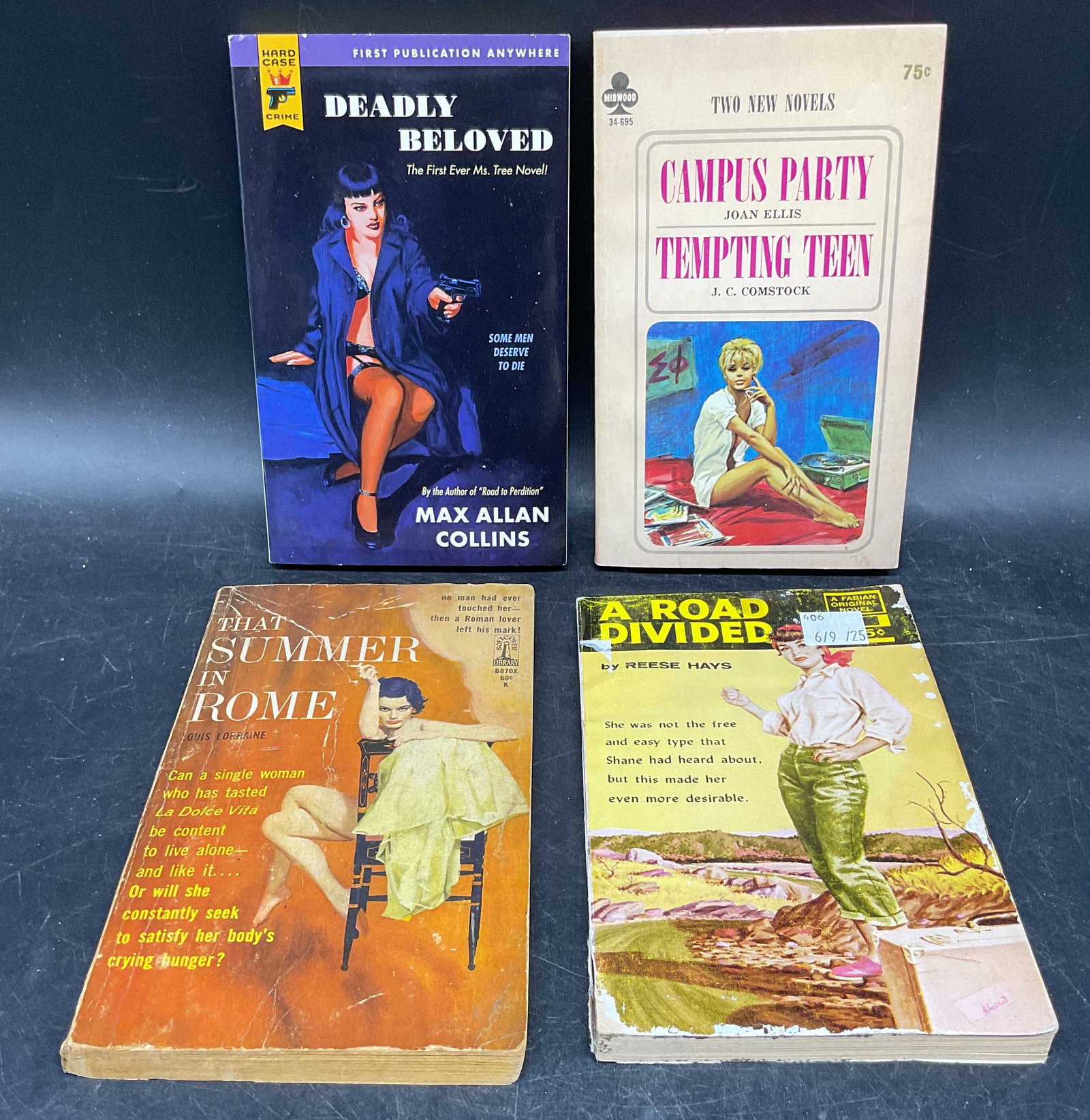 Lot 4 1956-2007 Pulp Fiction Paperback Books (1 of 6)