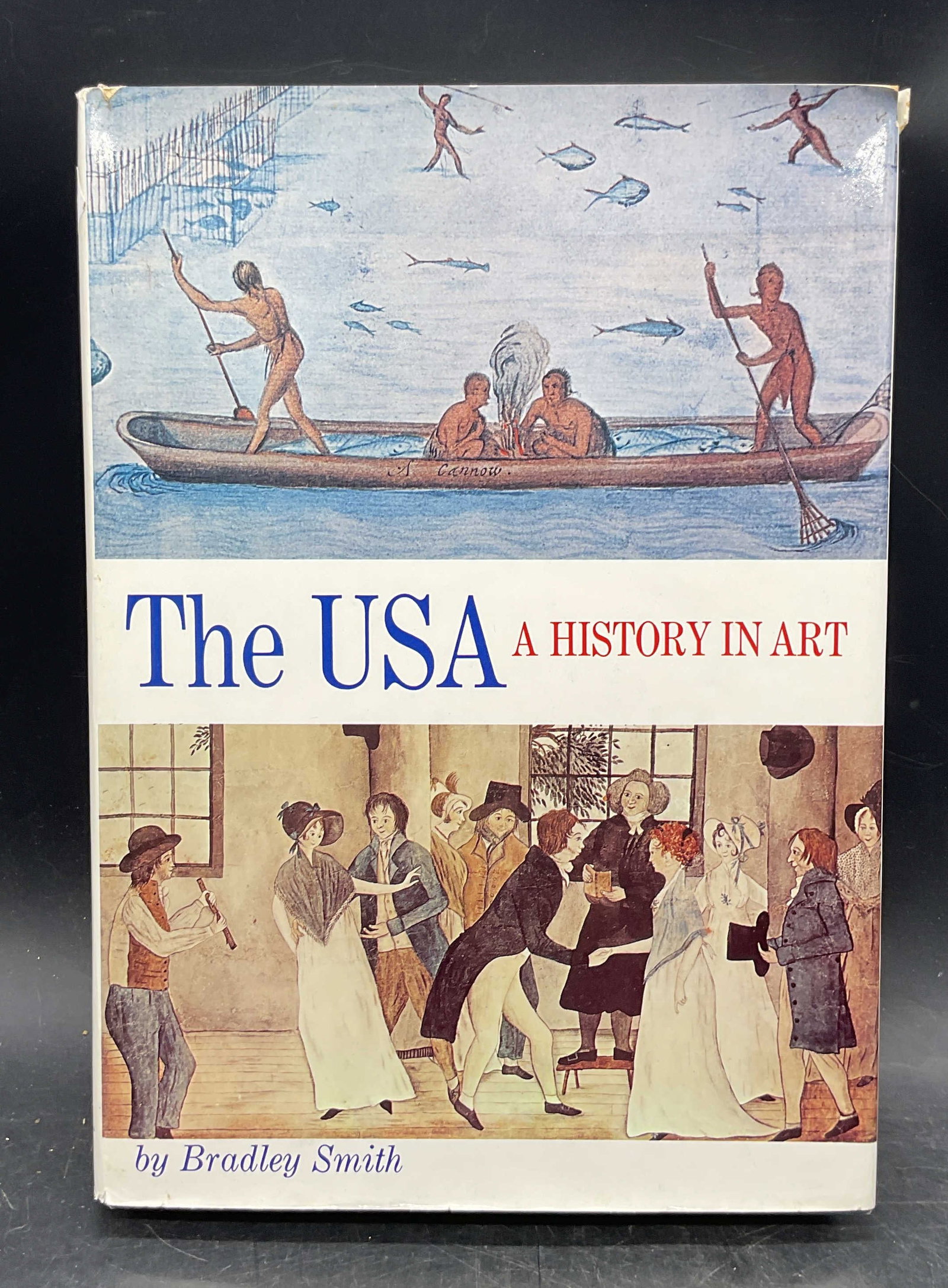 USA History In Art Bradley Smith Illustr Book 1975: Hardcover copy of The USA A History In Art by Bradley Smith. Illustrated. Gemini Smith, 1975. Measures approx. 12.75 x 9.25 inches. Some wear consistent with exposure. Art book, illustrated book, book